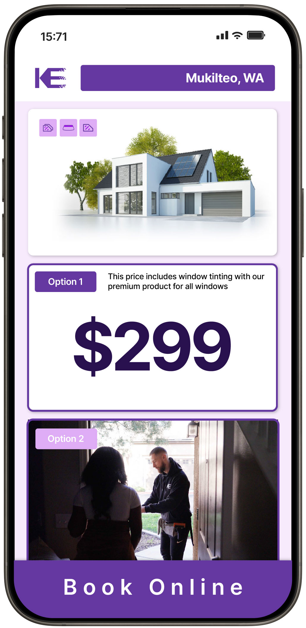 View Competitive Home Window Tinting Prices in Mukilteo, Washington
