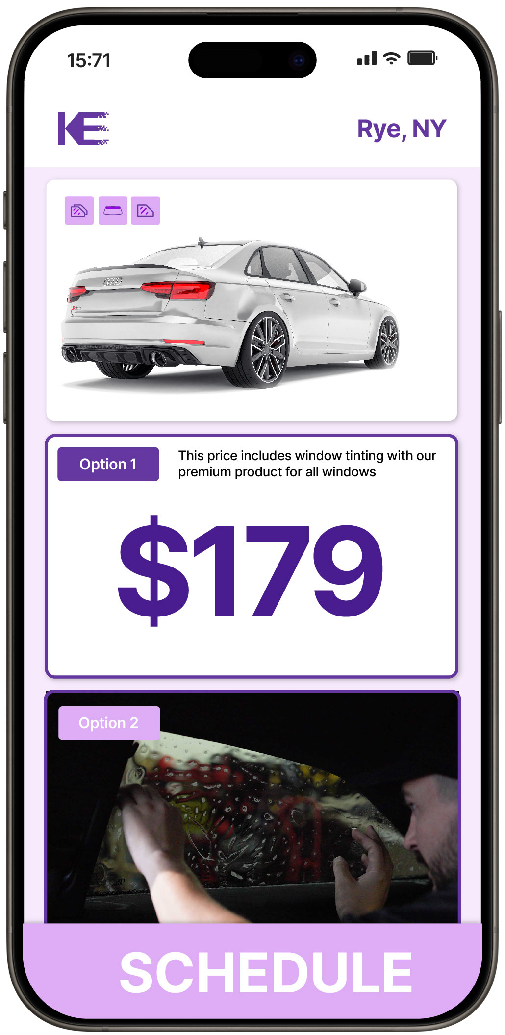 View Reasonable Car Window Tinting Prices in Rye, New York