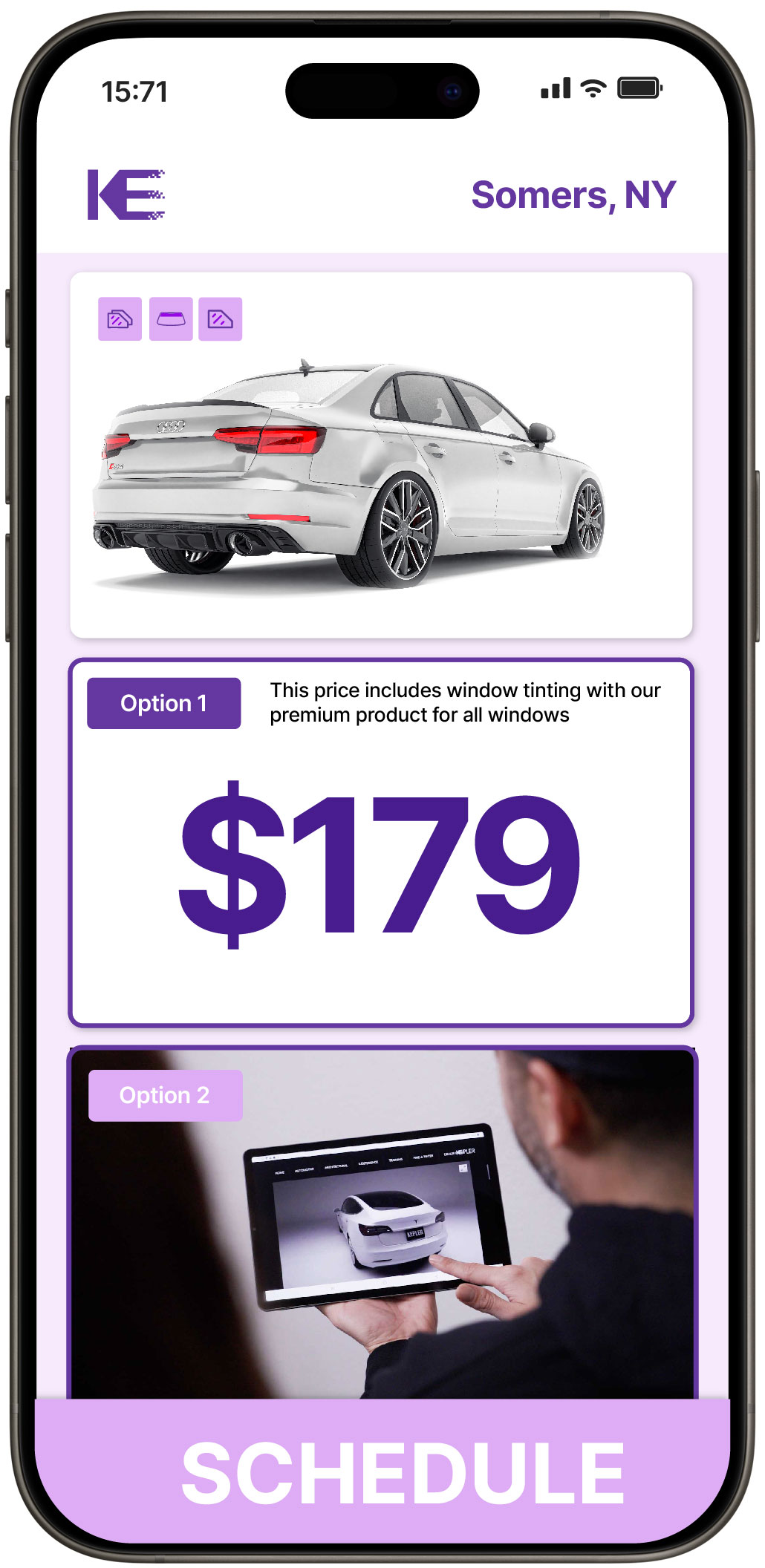 View Competitive Car Window Tinting Costs in Somers, New York