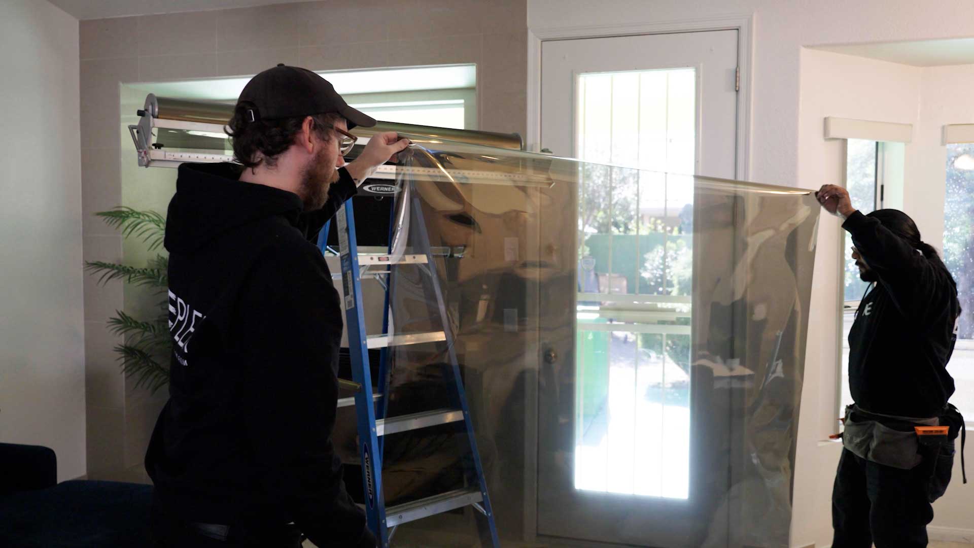 Expert House Glass Tinting Preparation in Graham