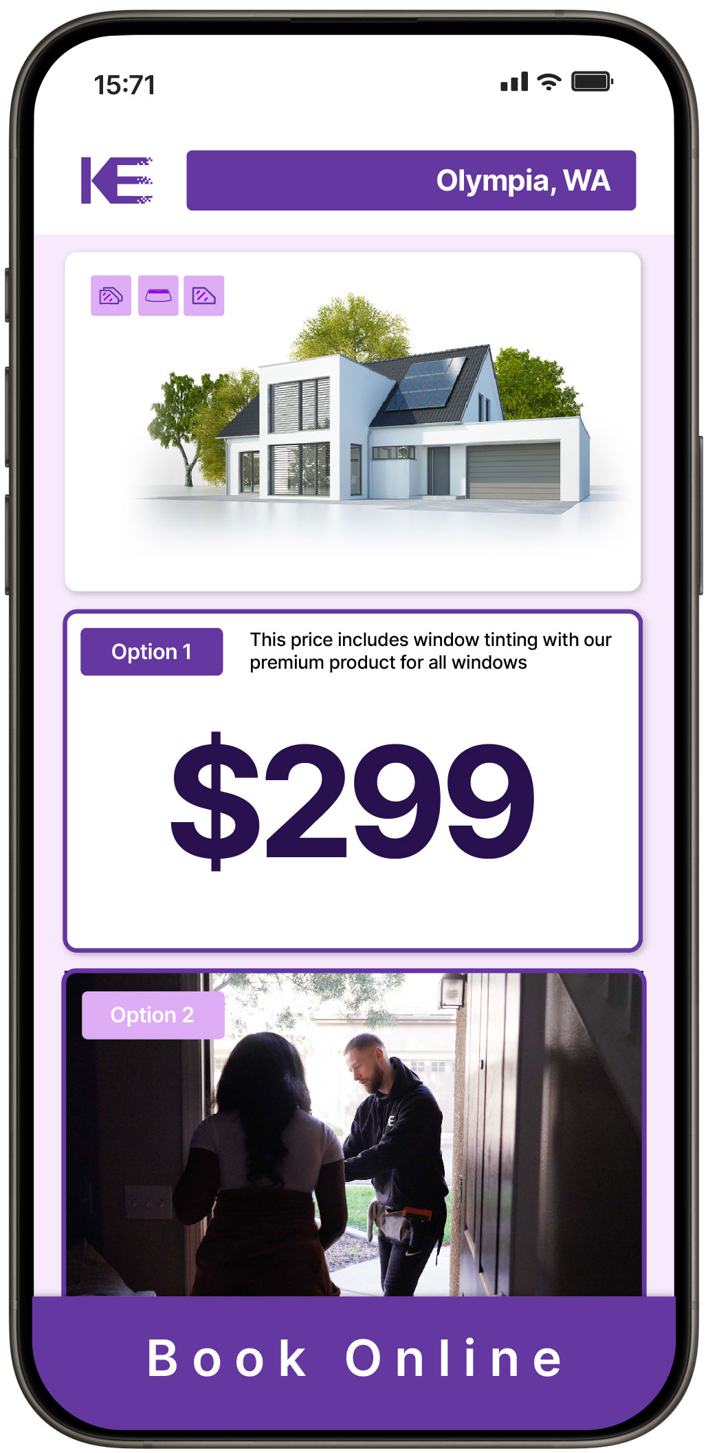 View Reasonable Home Window Tinting Prices in Olympia, Washington