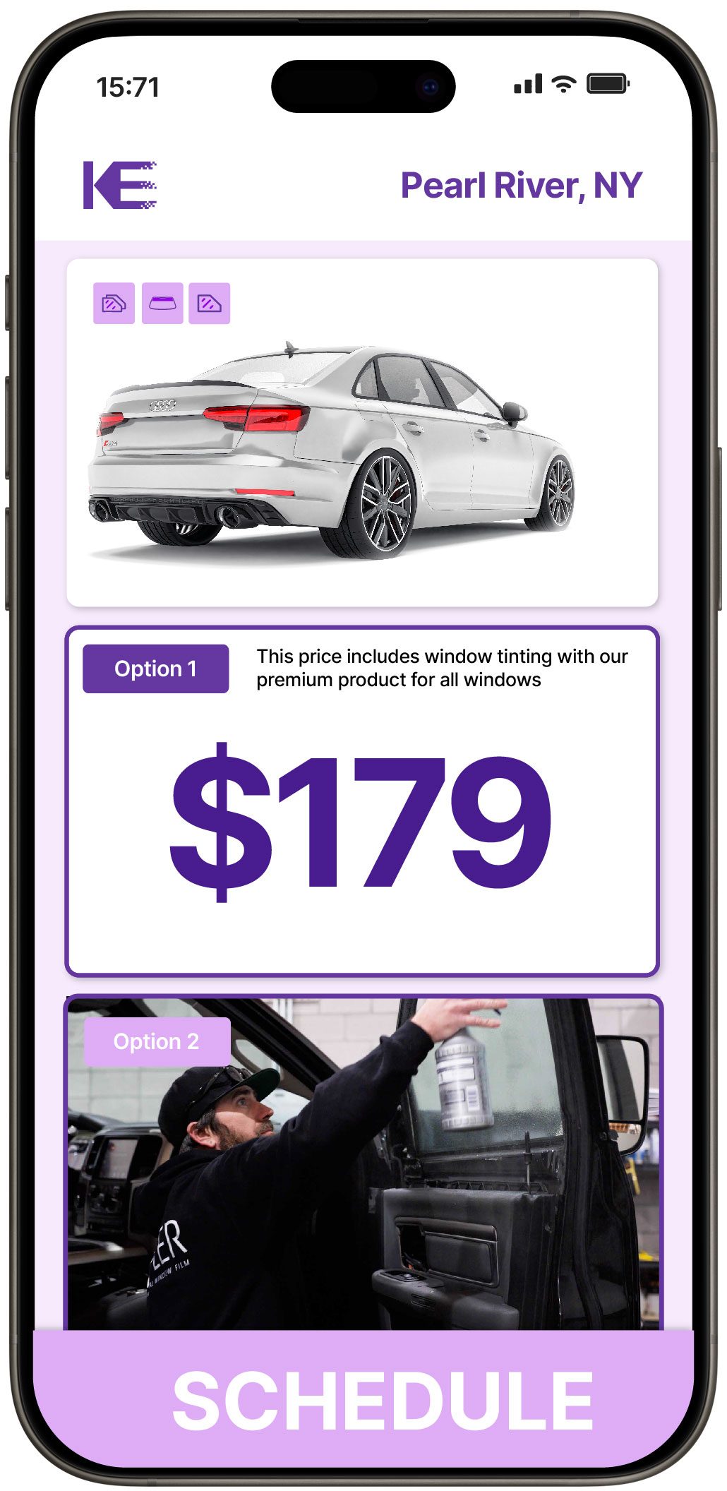 View Reasonable Car Window Tinting Rates in Pearl River, New York
