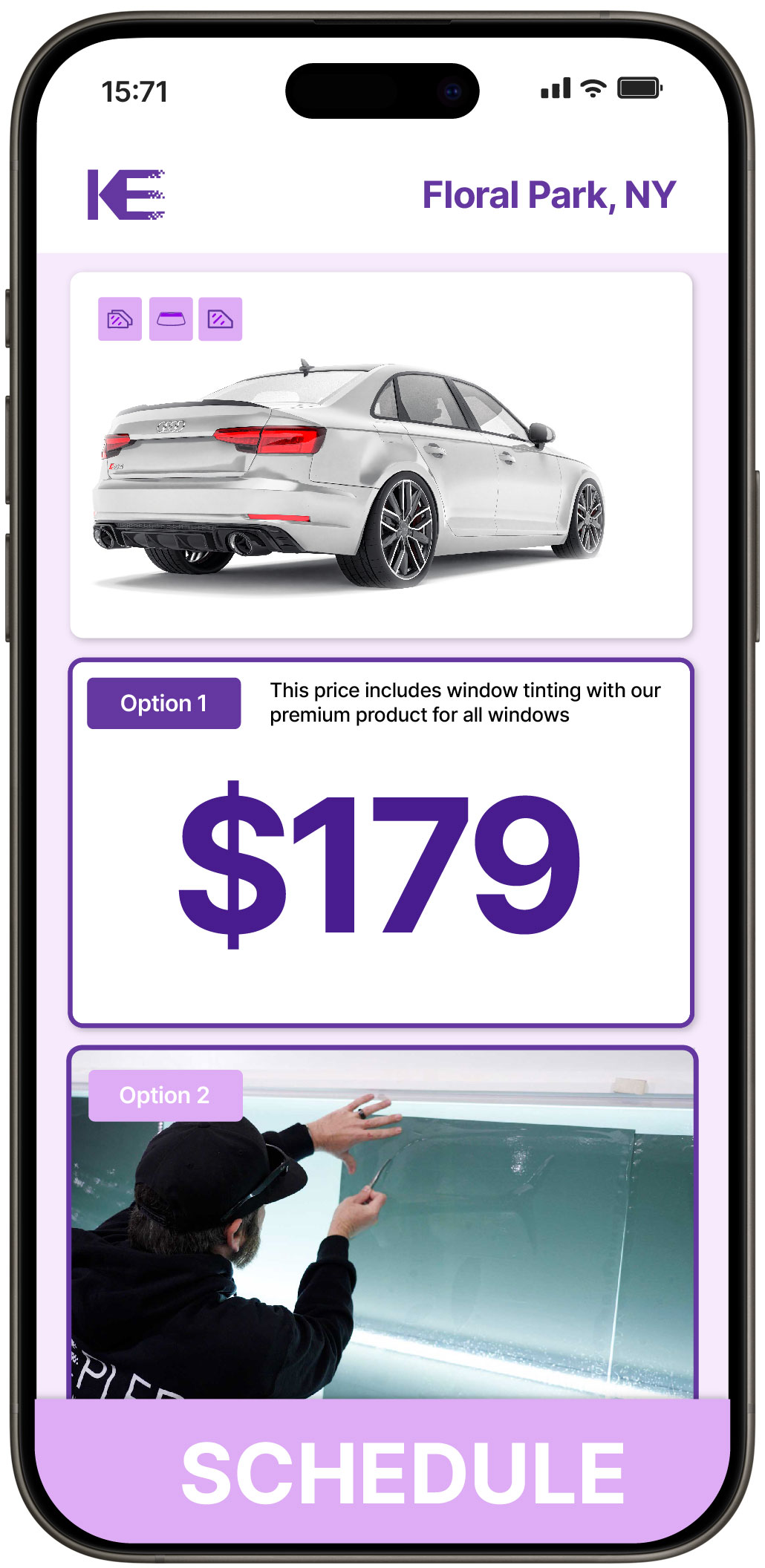 View Reasonable Car Window Tinting Prices in Floral Park, New York