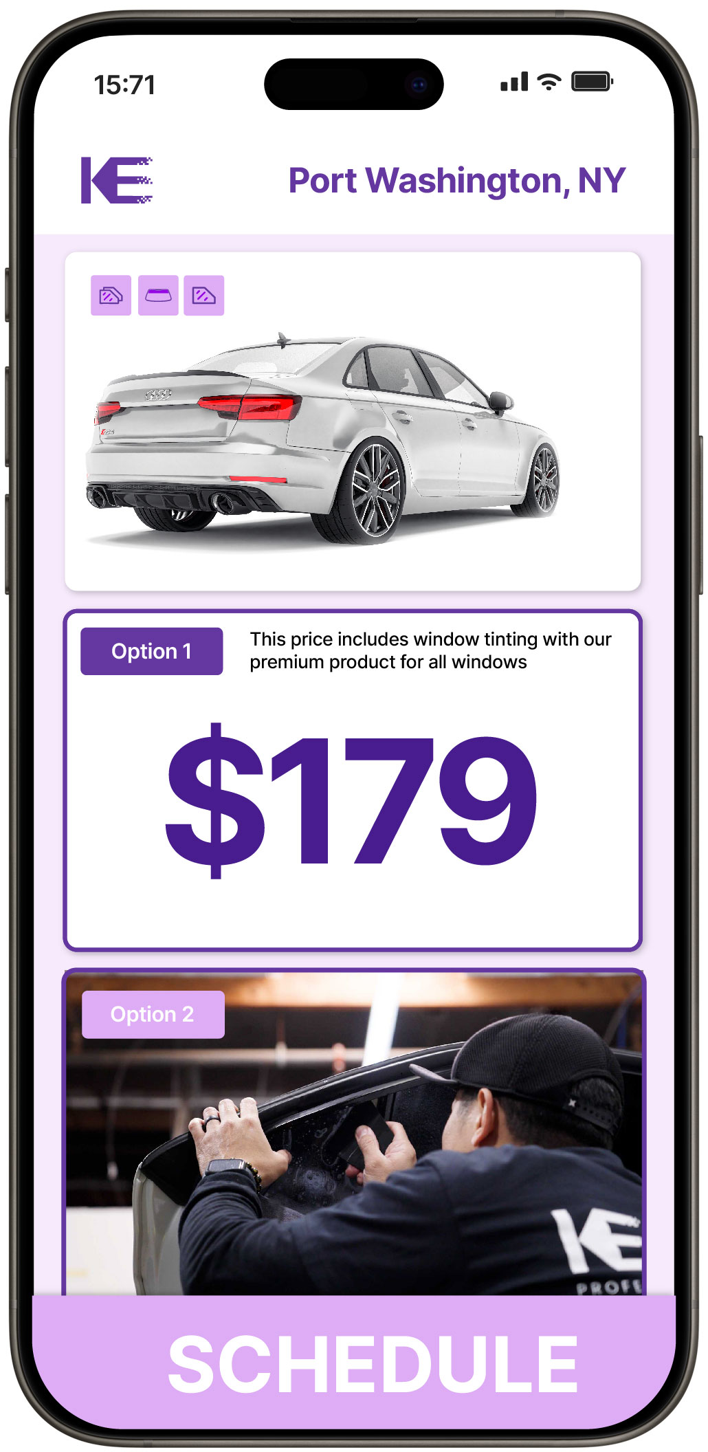 View Reasonable Car Window Tinting Prices in Port Washington, New York