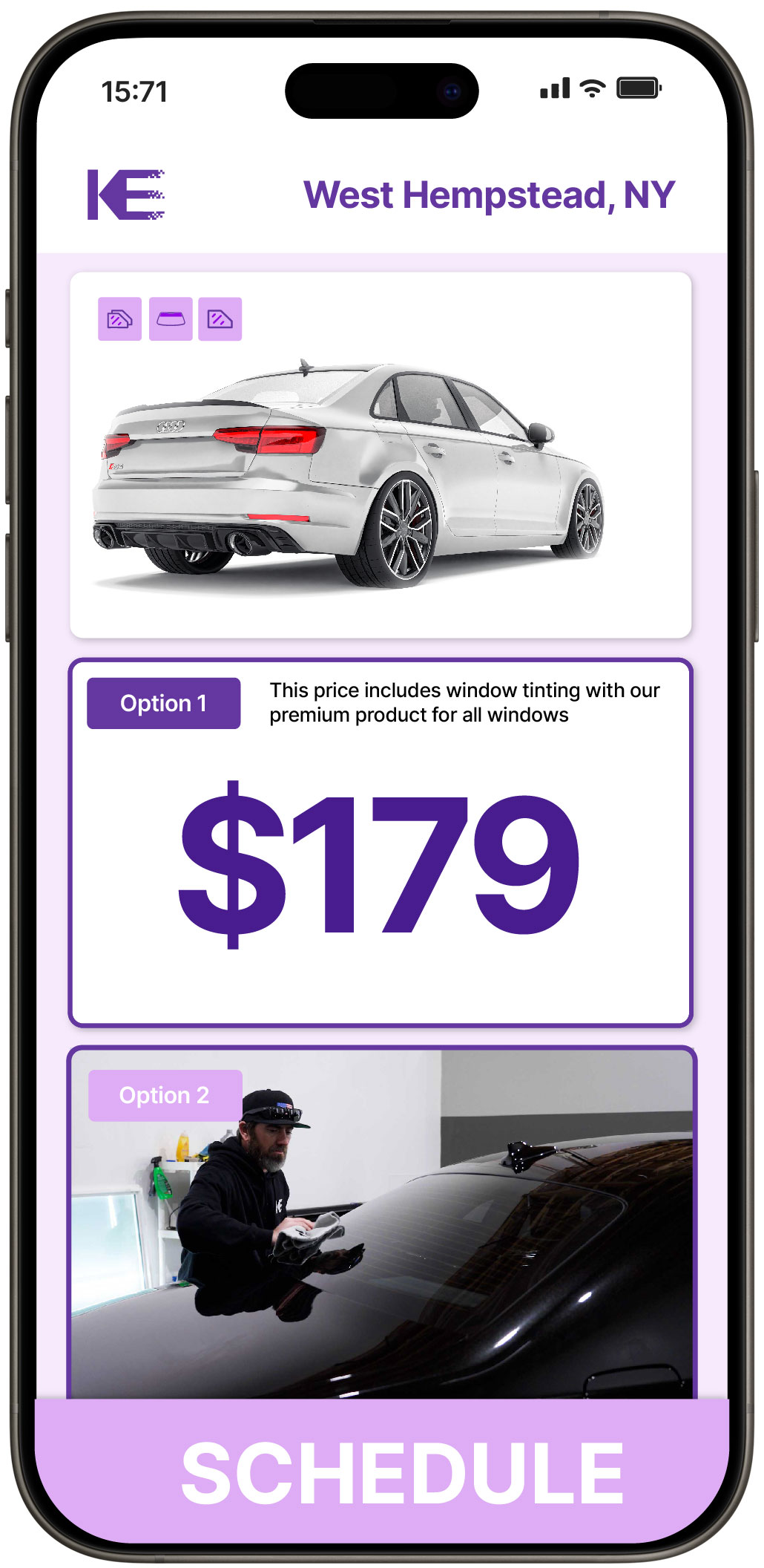 View Affordable Car Window Tinting Rates in West Hempstead, New York