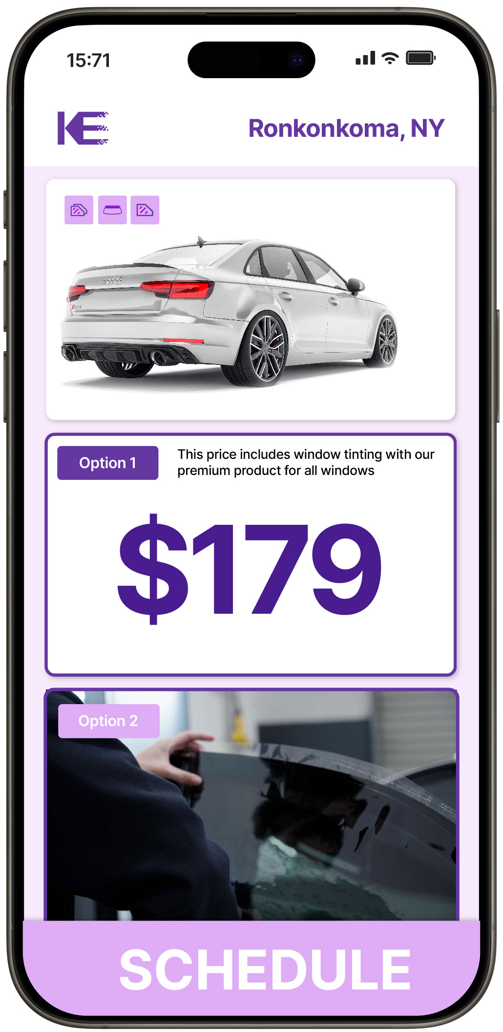 View Competitive Car Window Tinting Costs in Ronkonkoma, New York