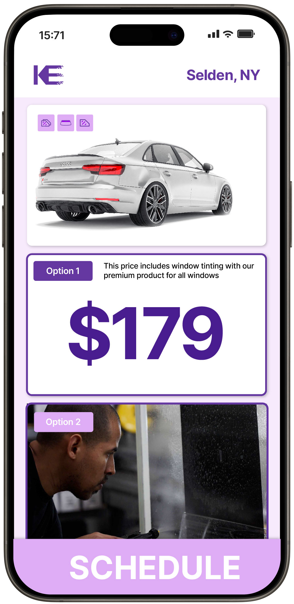 View Affordable Car Window Tinting Prices in Selden, New York