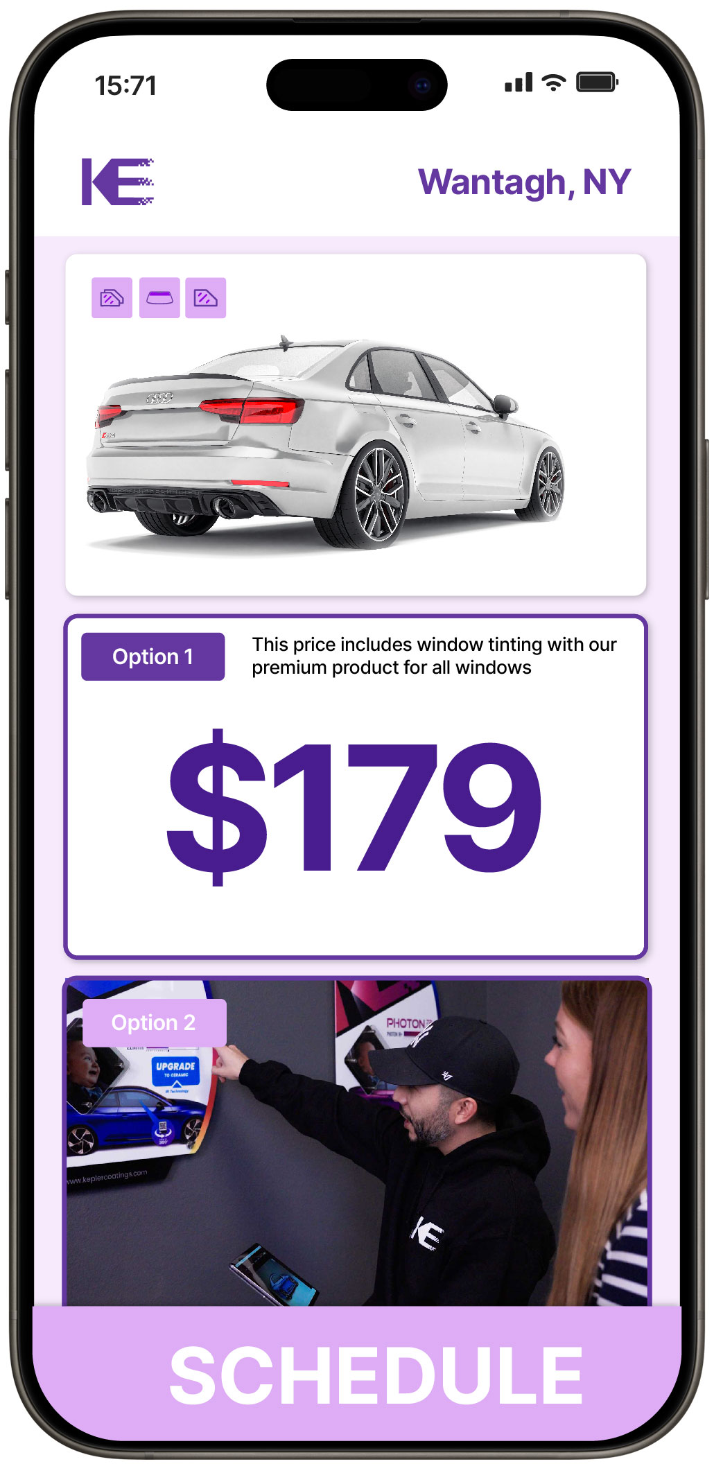 View Competitive Car Window Tinting Rates in Wantagh, New York