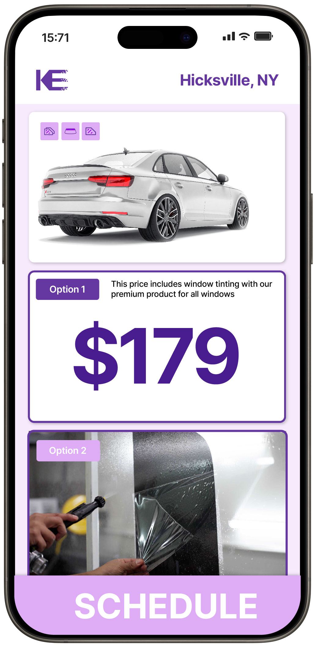 View Affordable Car Window Tinting Costs in Hicksville, New York