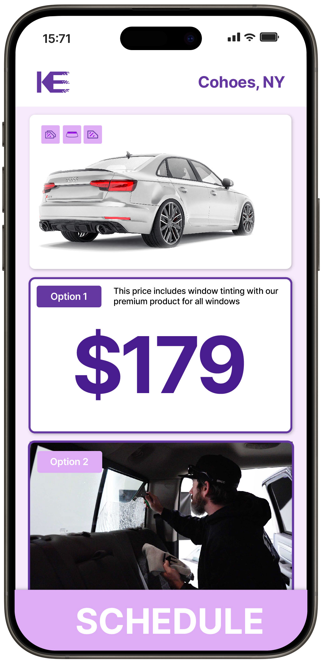 View Competitive Car Window Tinting Prices in Cohoes, New York
