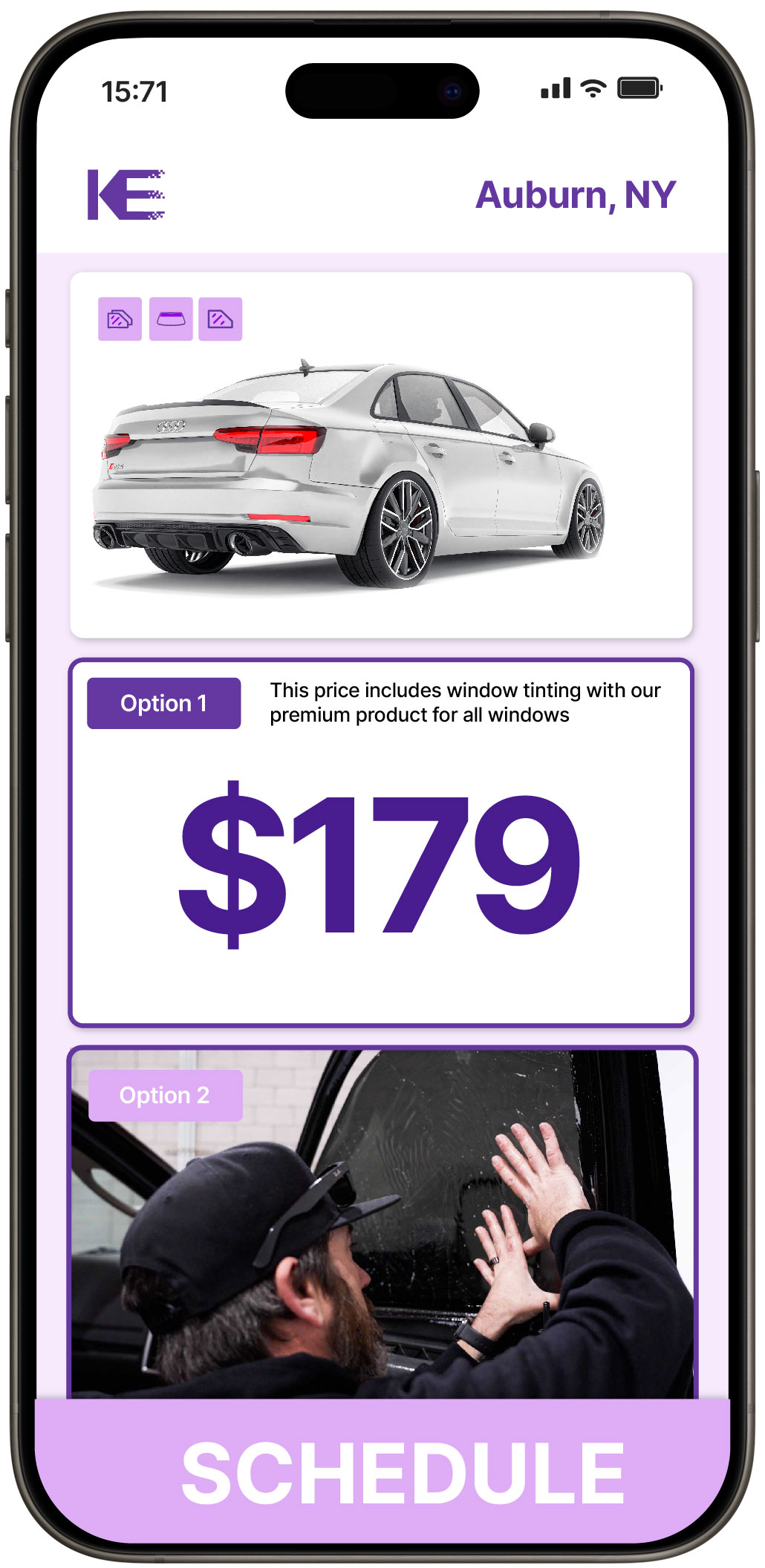 View Reasonable Car Window Tinting Costs in Auburn, New York