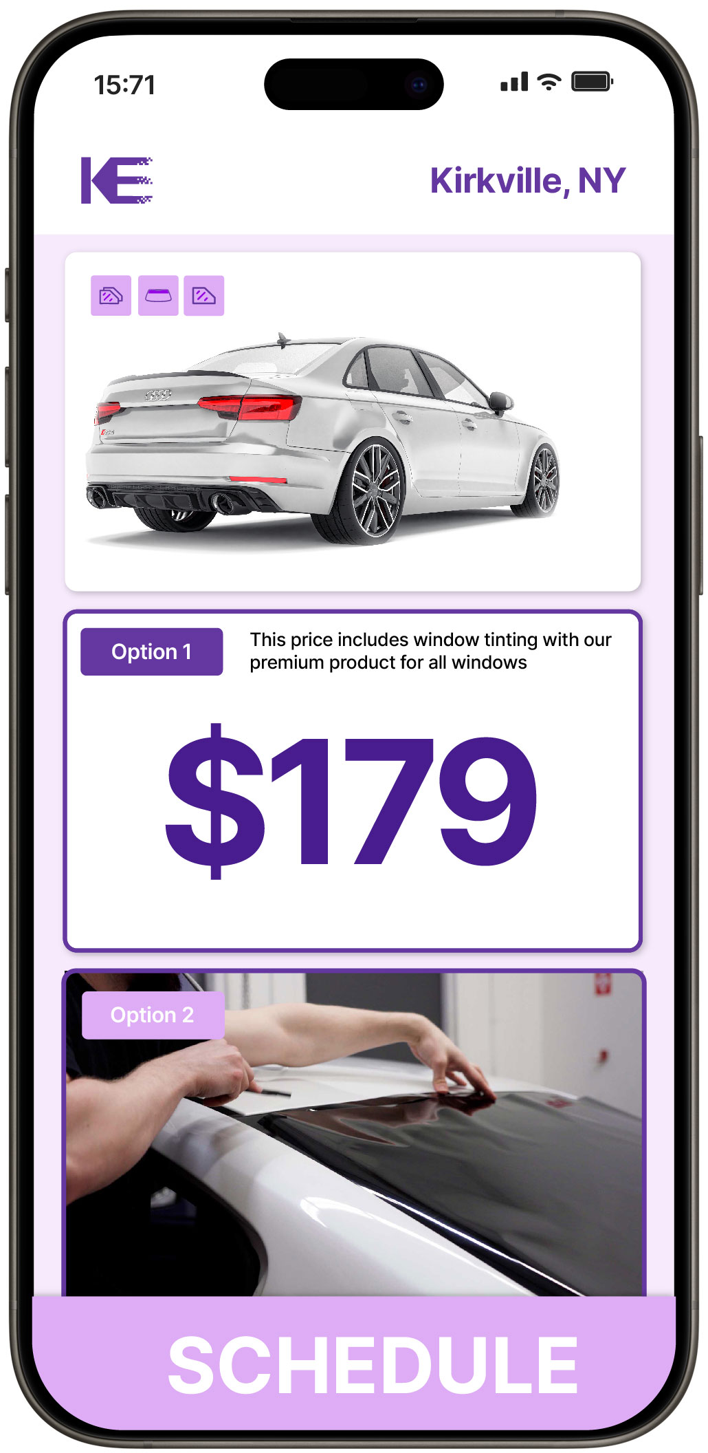 View Affordable Car Window Tinting Rates in Kirkville, New York