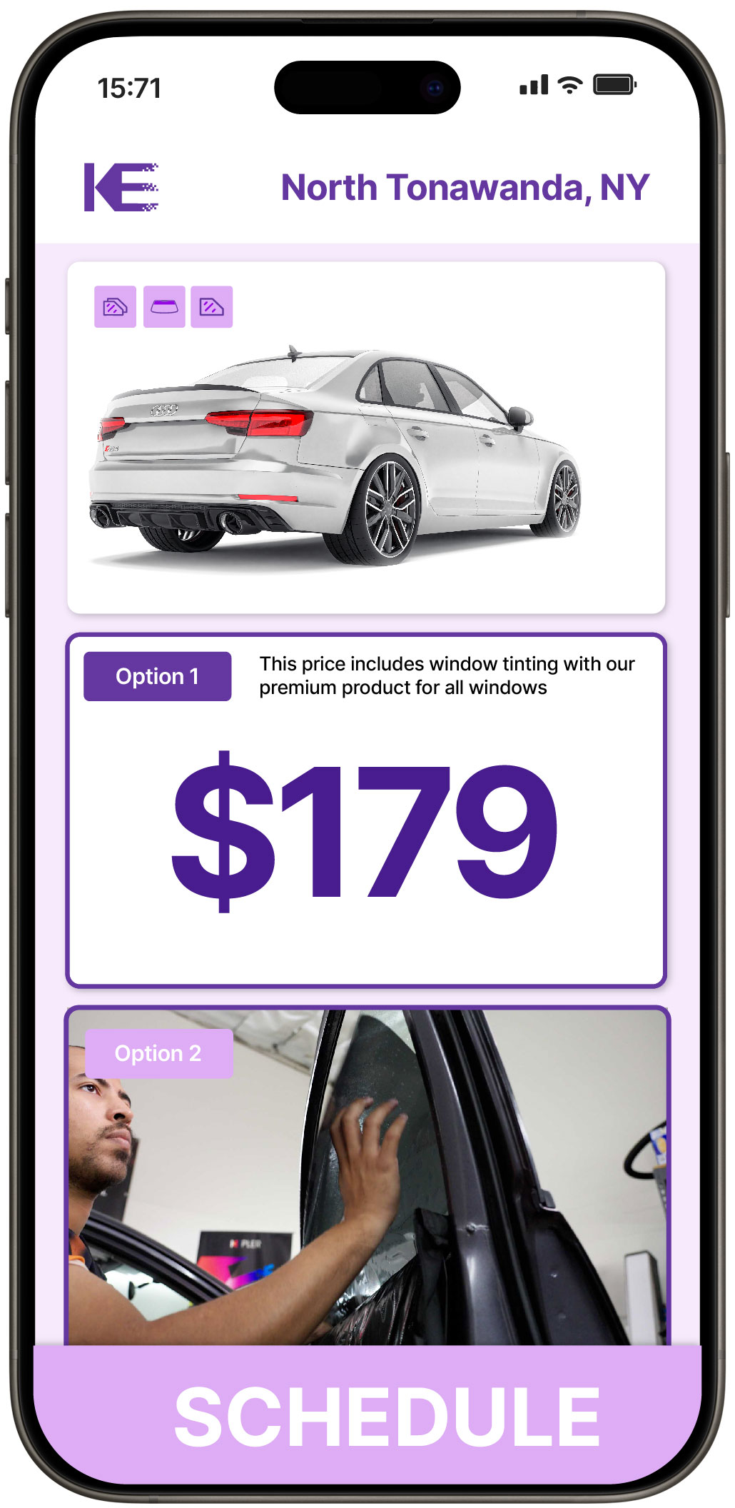 View Competitive Car Window Tinting Prices in North Tonawanda, New York