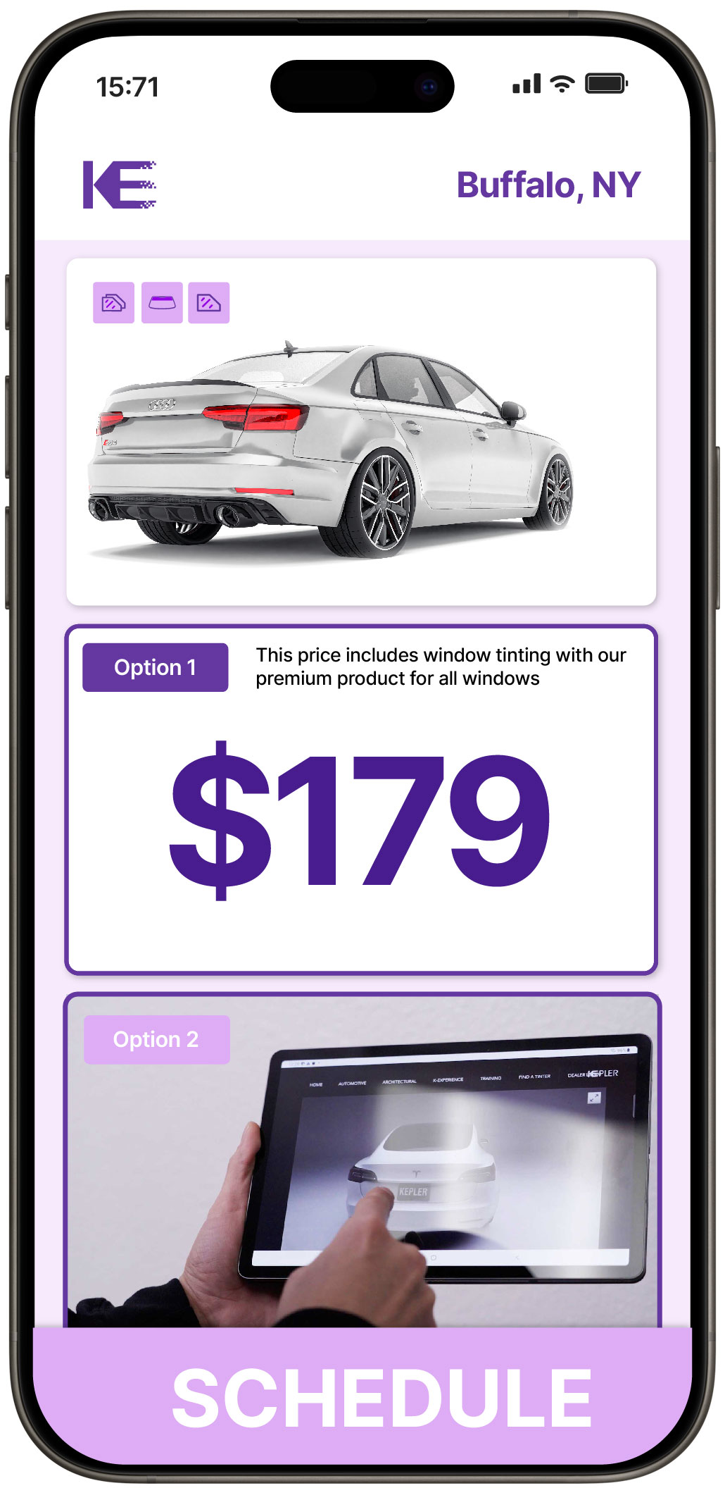 View Reasonable Car Window Tinting Prices in Buffalo, New York