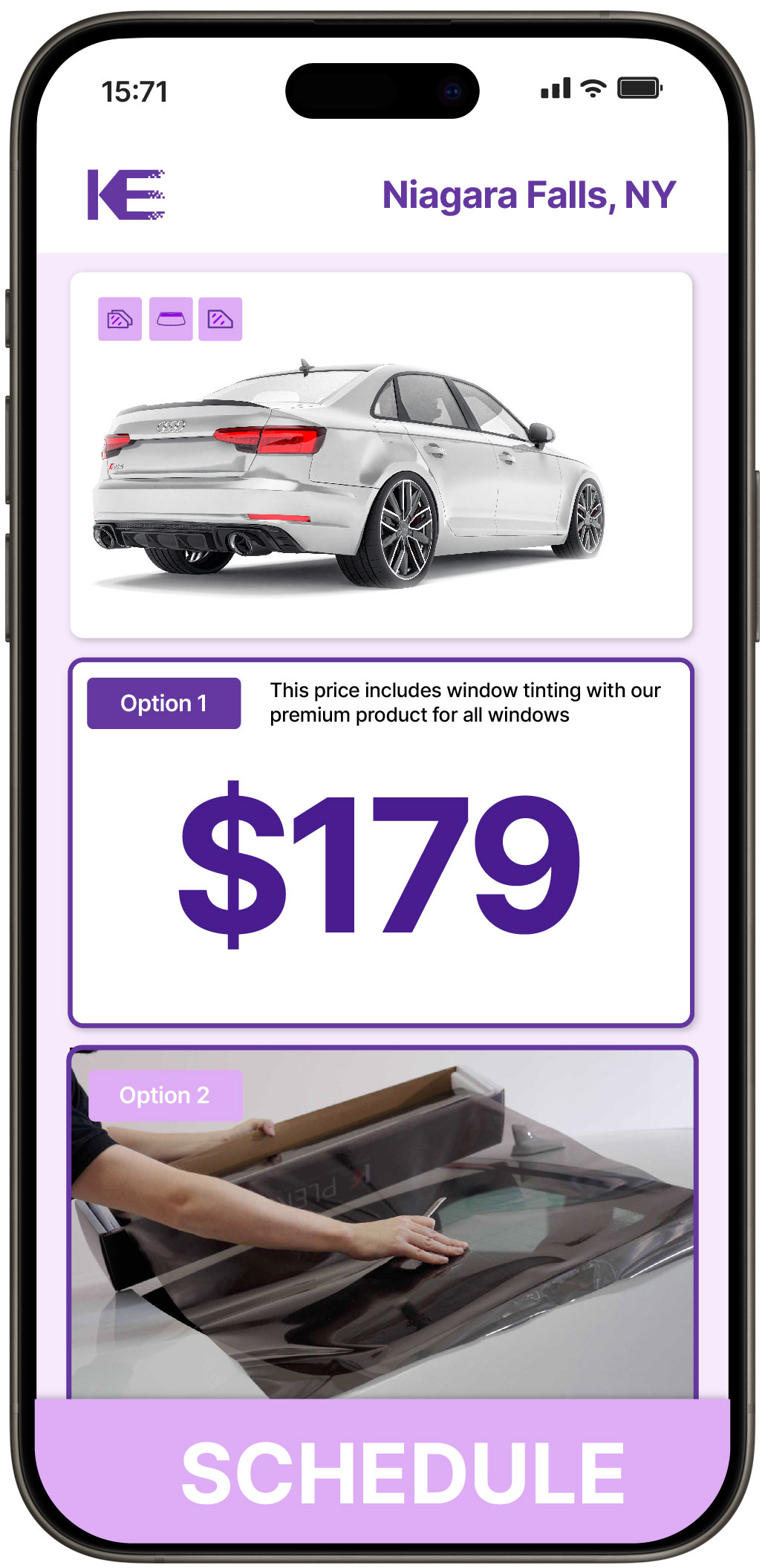 View Competitive Car Window Tinting Costs in Niagara Falls, New York