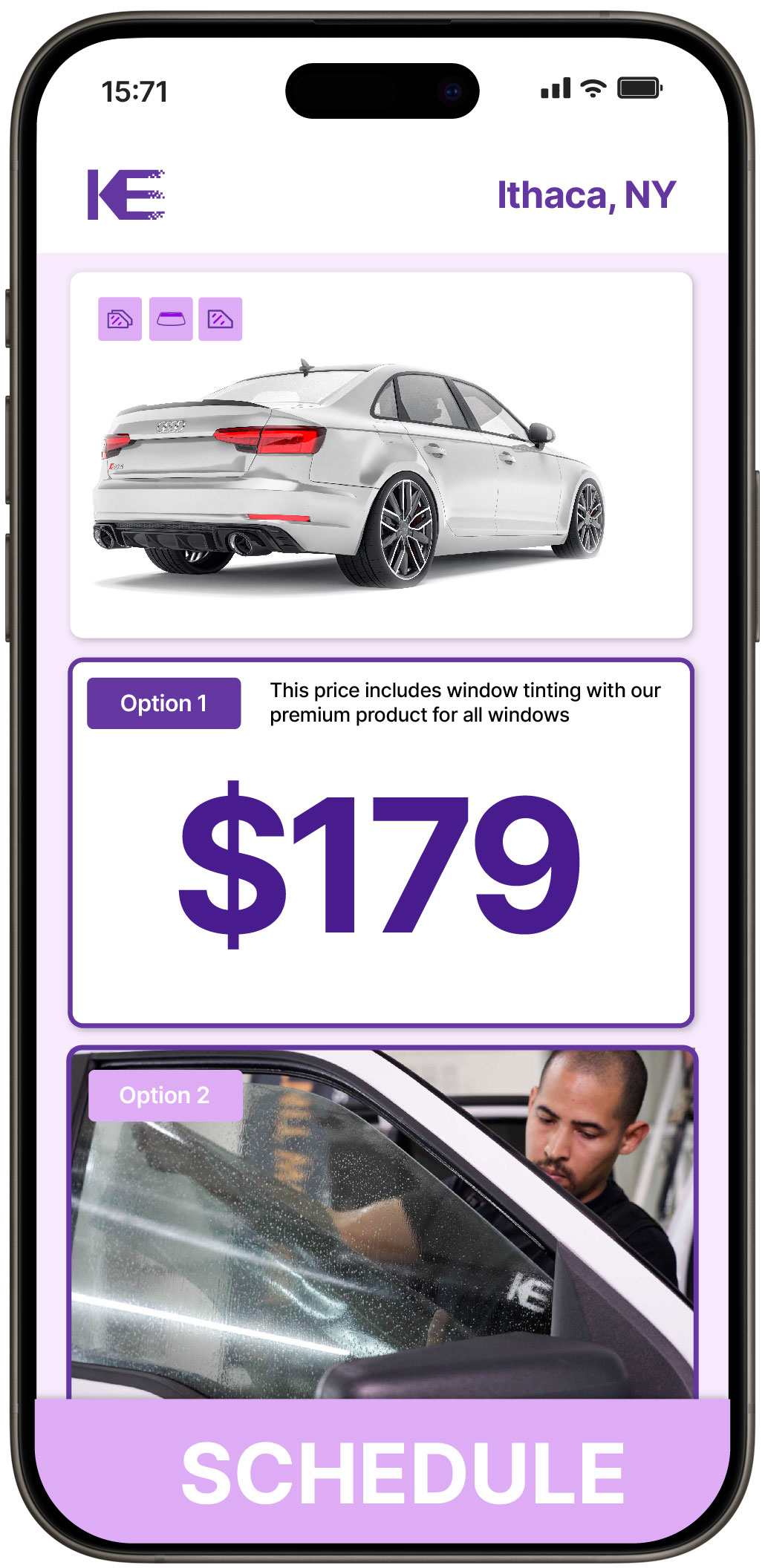 View Affordable Car Window Tinting Costs in Ithaca, New York