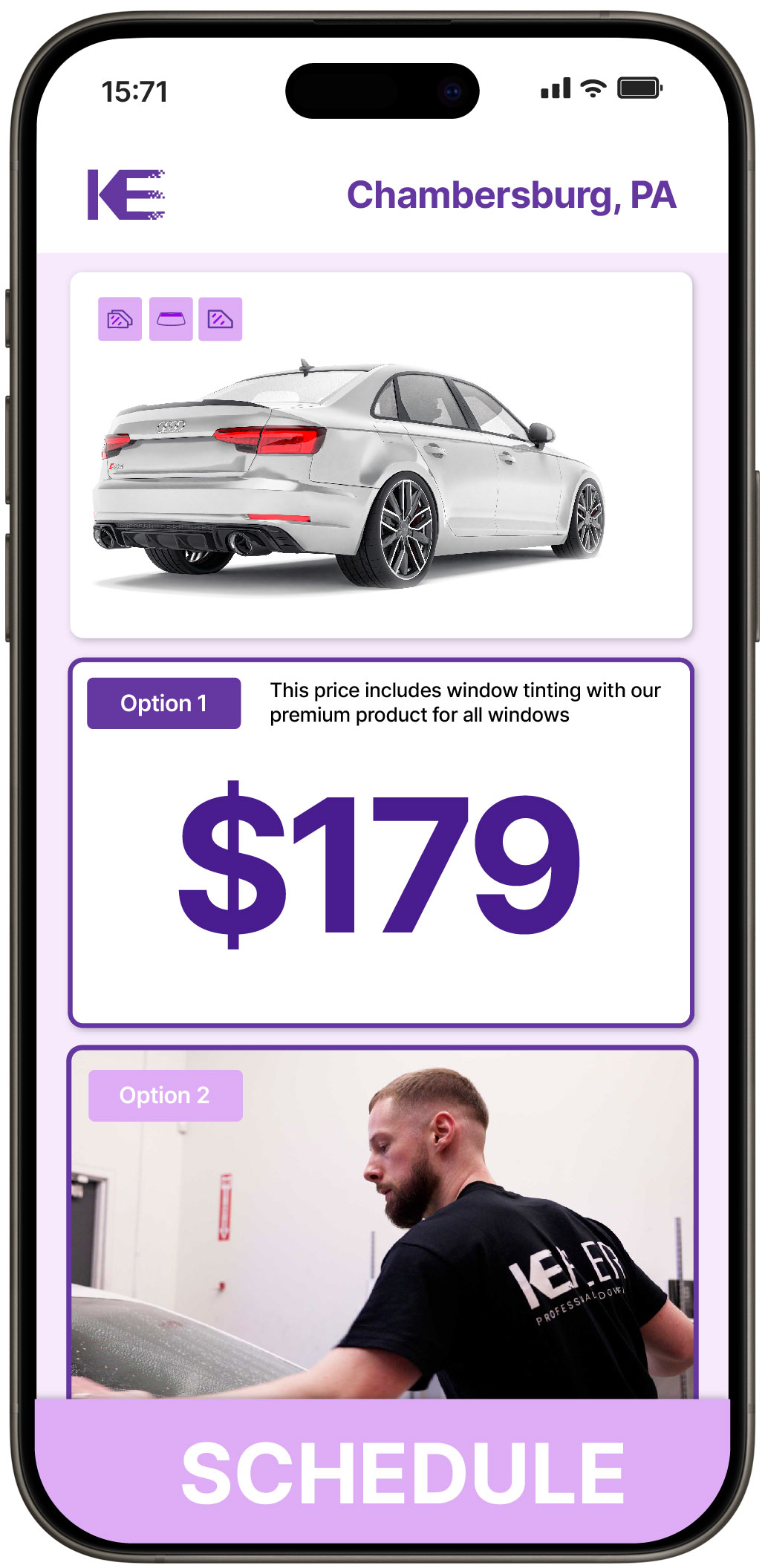 View Reasonable Car Window Tinting Prices in Chambersburg, Pennsylvania