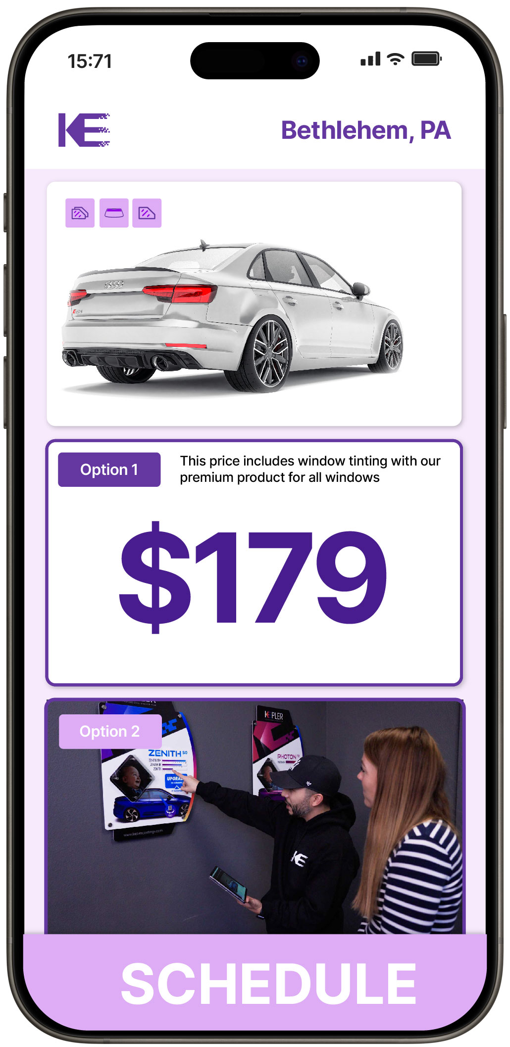 View Affordable Car Window Tinting Costs in Bethlehem, Pennsylvania
