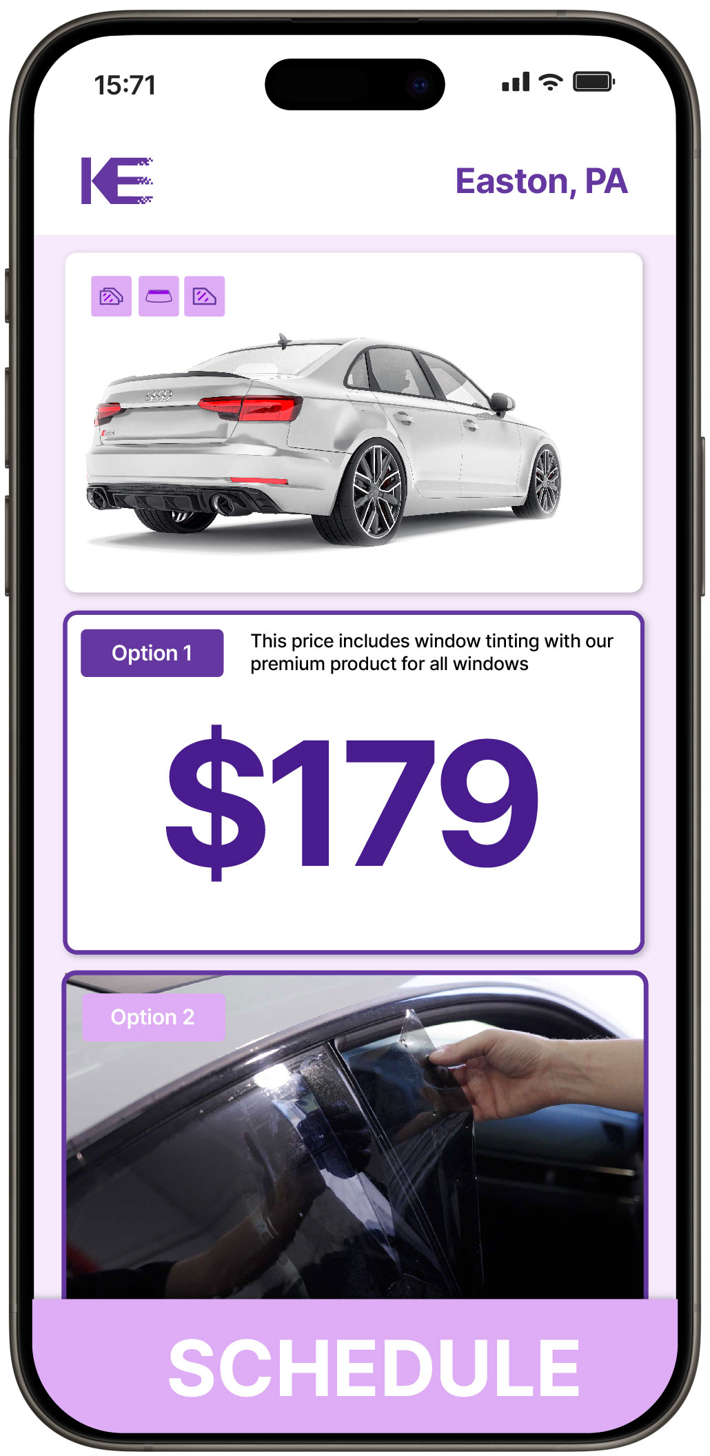 View Reasonable Car Window Tinting Rates in Easton, Pennsylvania