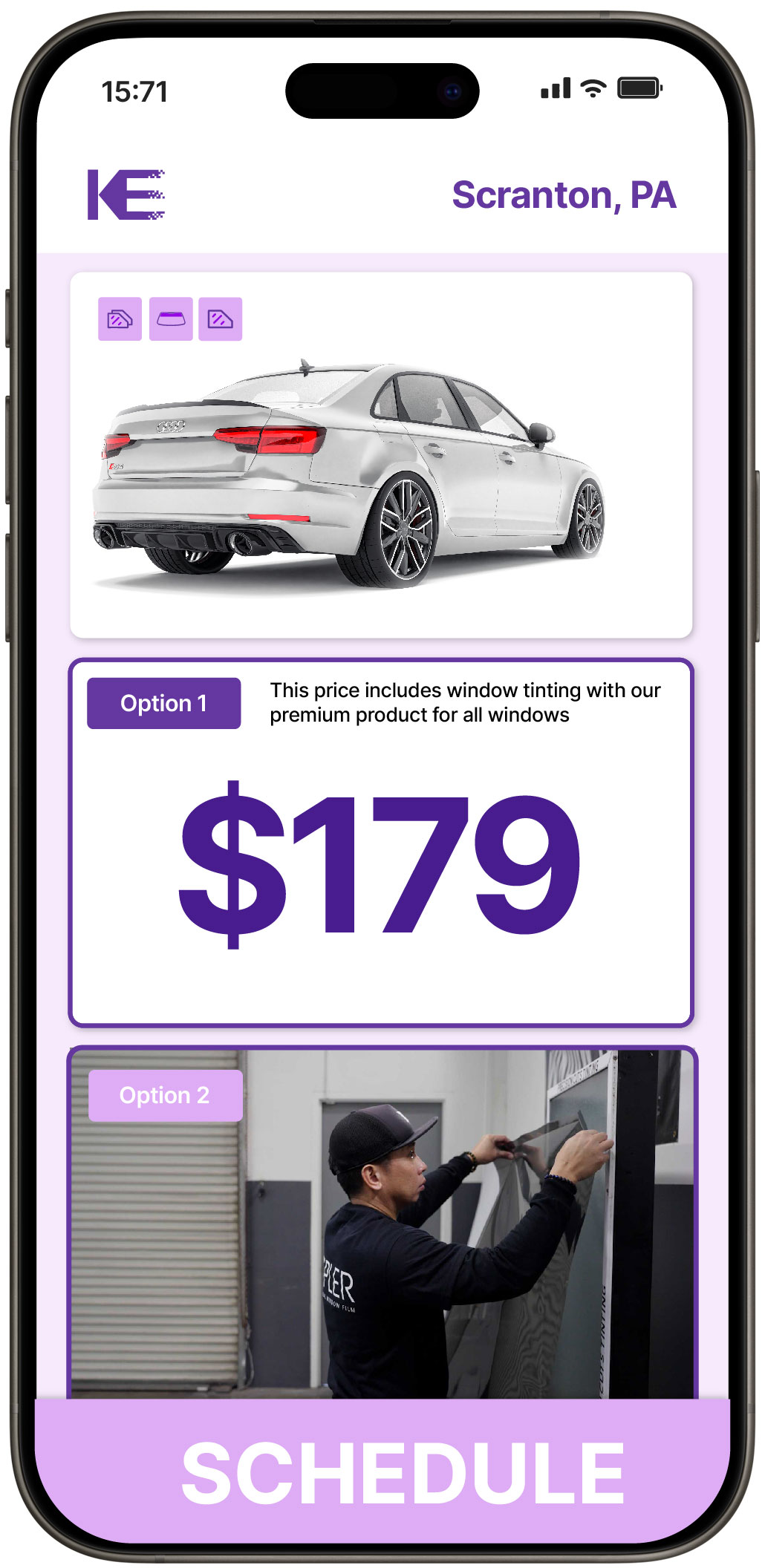 View Reasonable Car Window Tinting Rates in Scranton, Pennsylvania