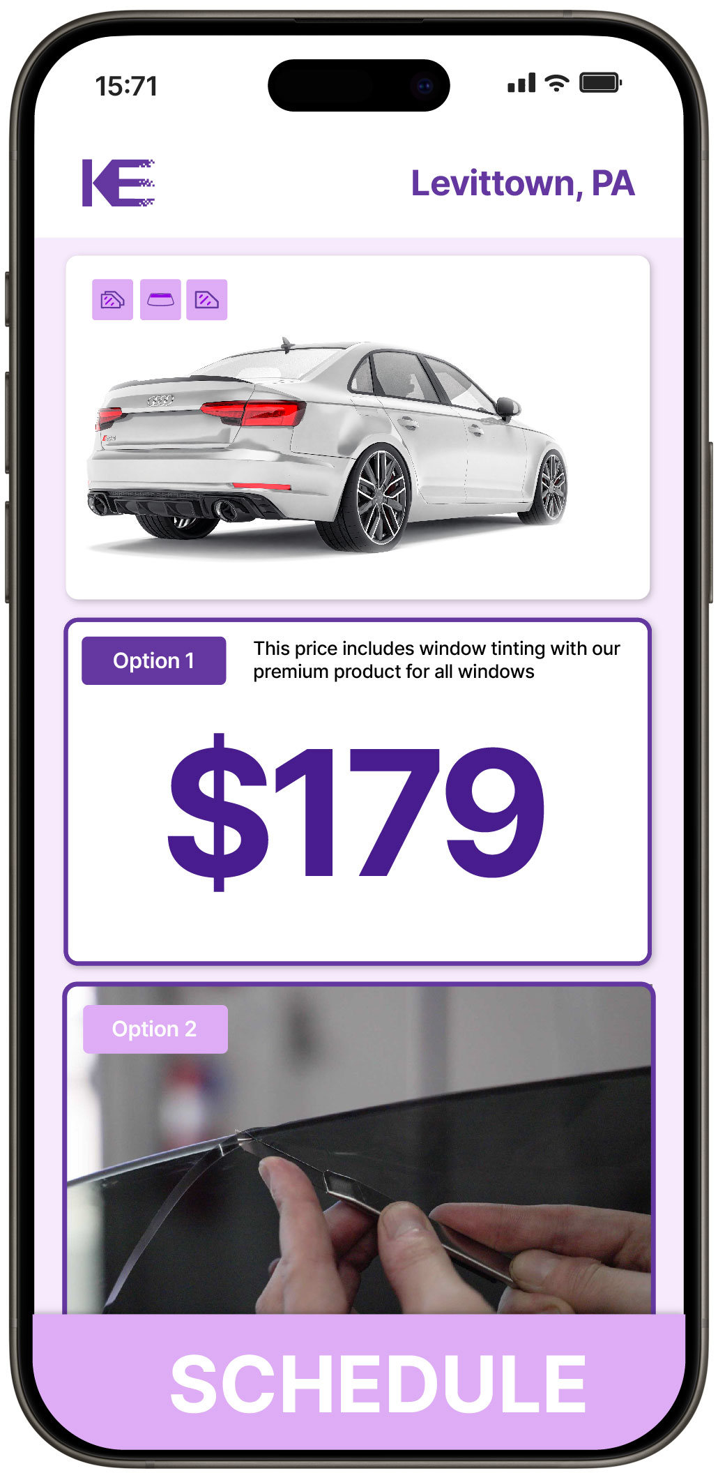 View Affordable Car Window Tinting Costs in Levittown, Pennsylvania