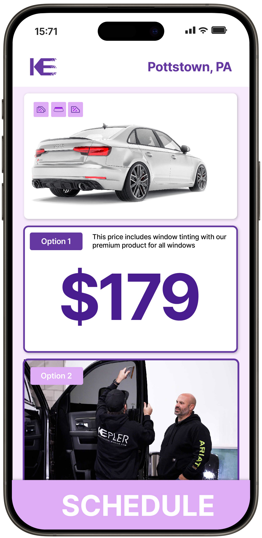 View Affordable Car Window Tinting Costs in Pottstown, Pennsylvania