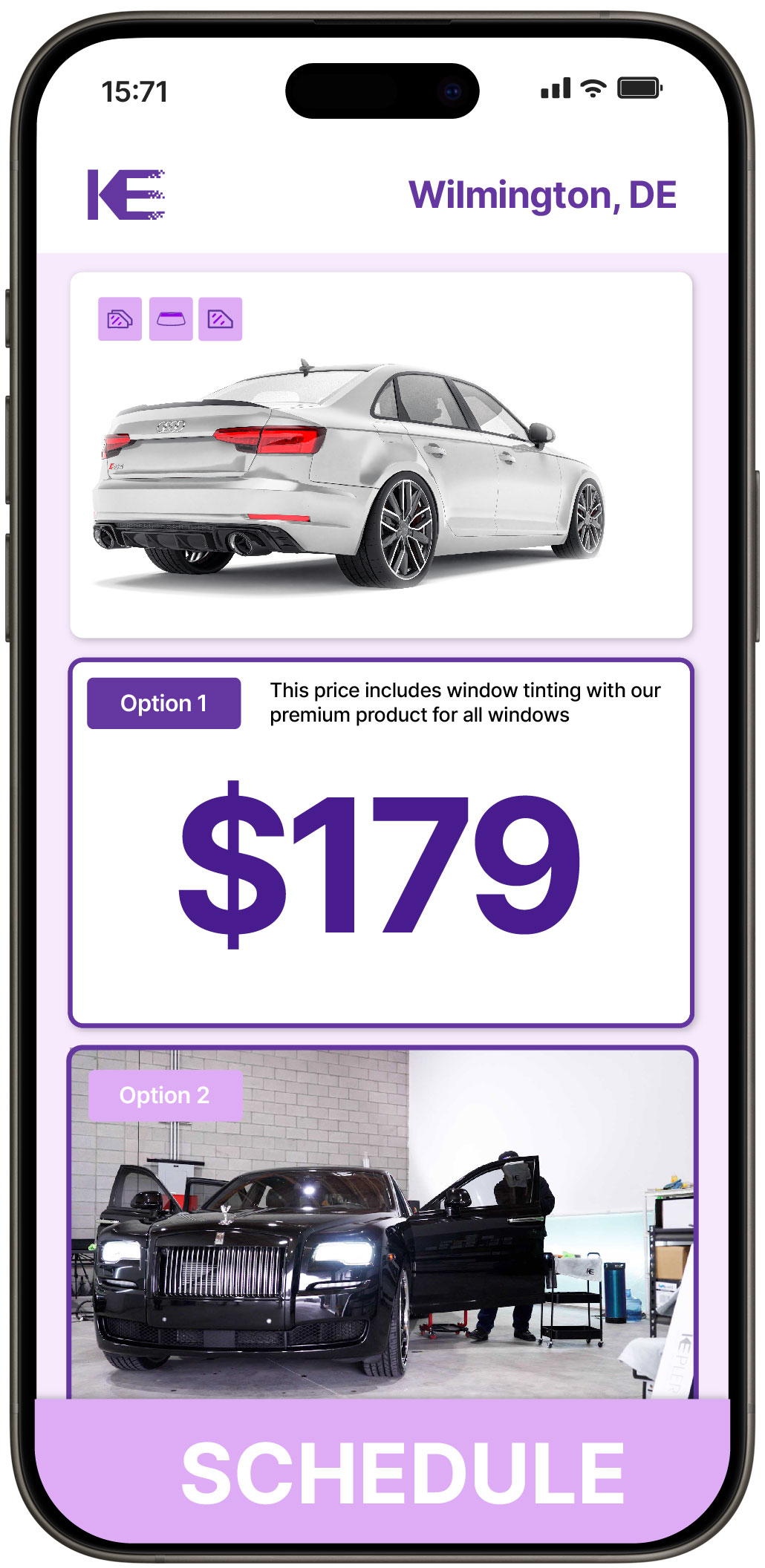 View Competitive Car Window Tinting Costs in Wilmington, Delaware