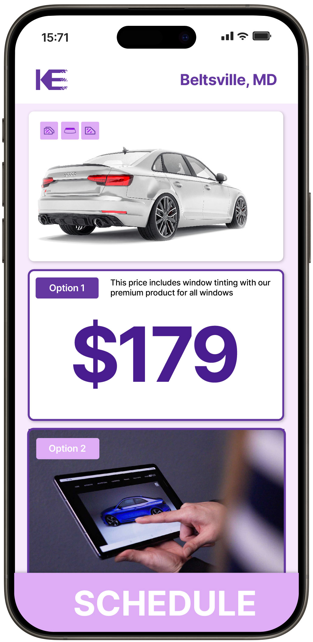 View Reasonable Car Window Tinting Prices in Beltsville, Maryland