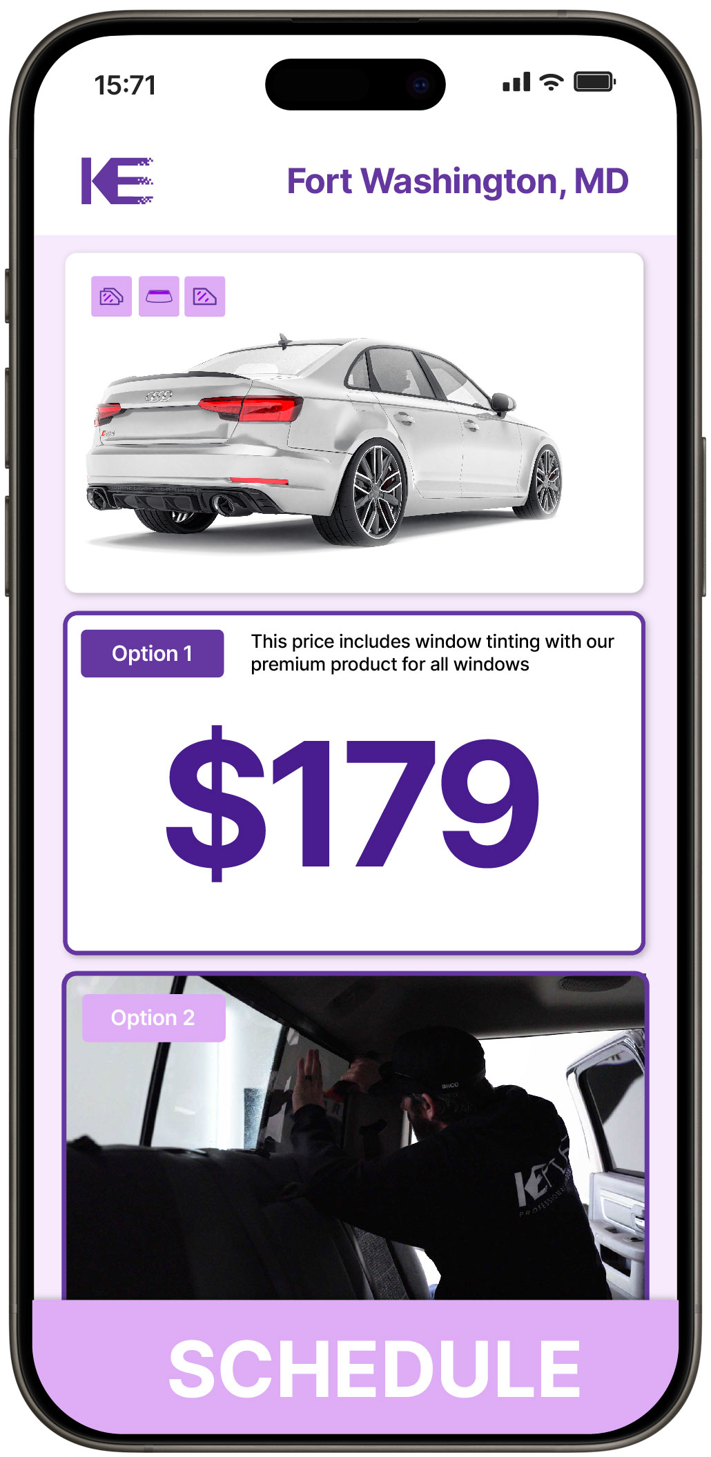 View Competitive Car Window Tinting Rates in Fort Washington, Maryland