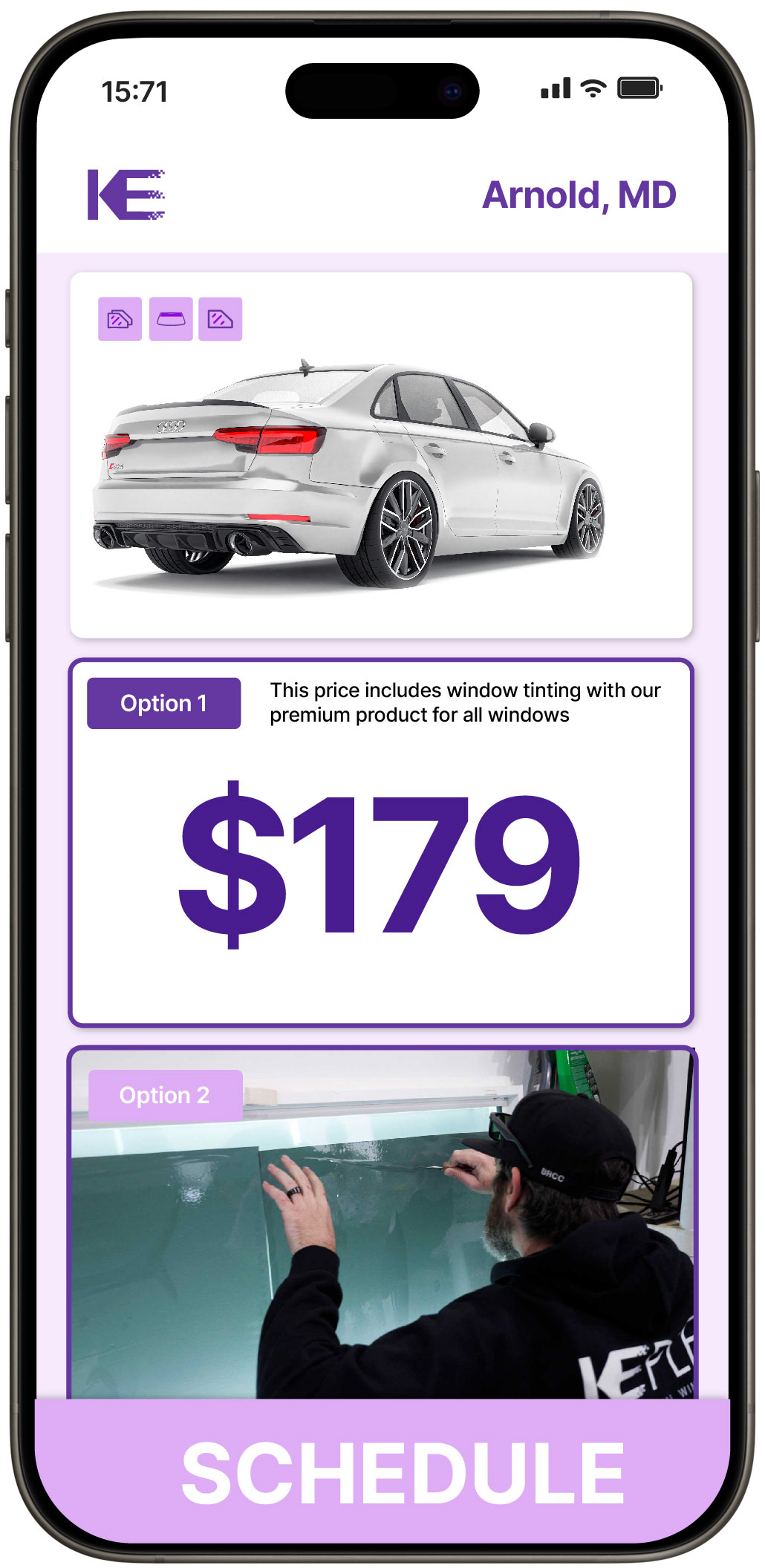 View Reasonable Car Window Tinting Prices in Arnold, Maryland