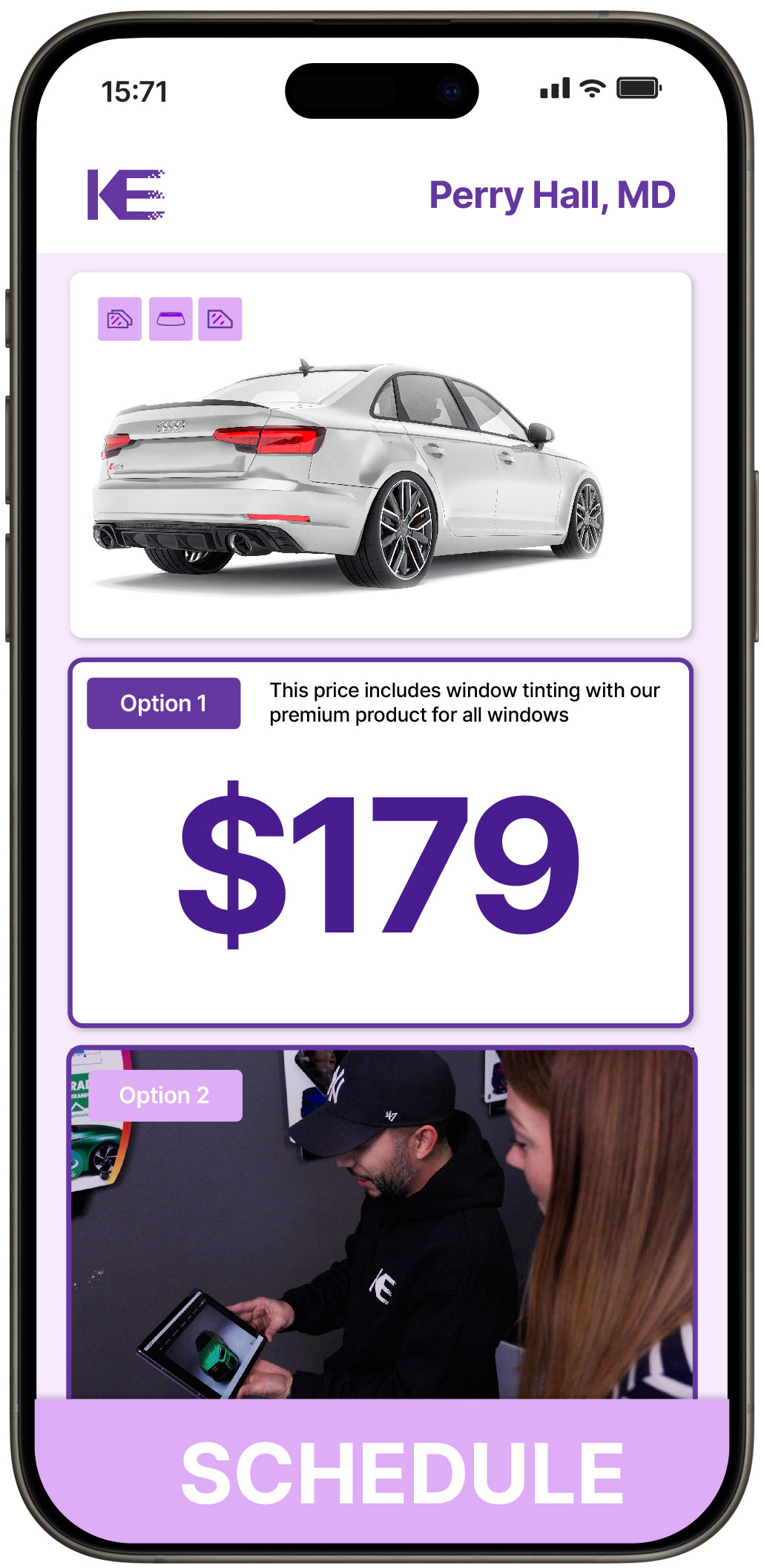 View Affordable Car Window Tinting Costs in Perry Hall, Maryland