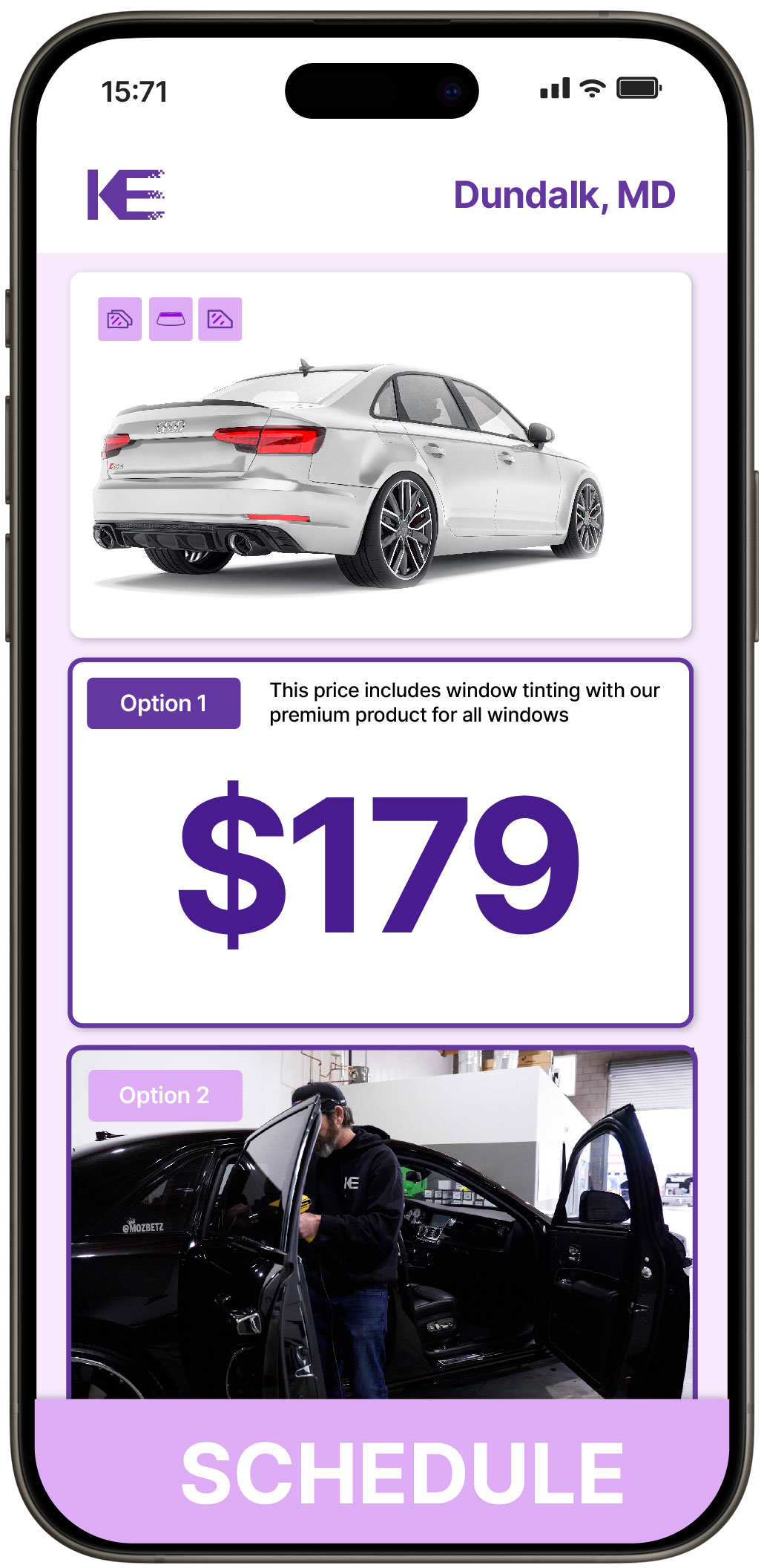 View Competitive Car Window Tinting Rates in Dundalk, Maryland