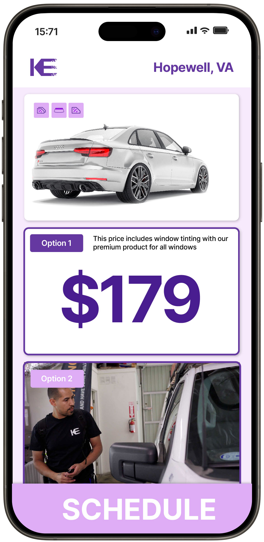 View Affordable Car Window Tinting Prices in Hopewell, Virginia