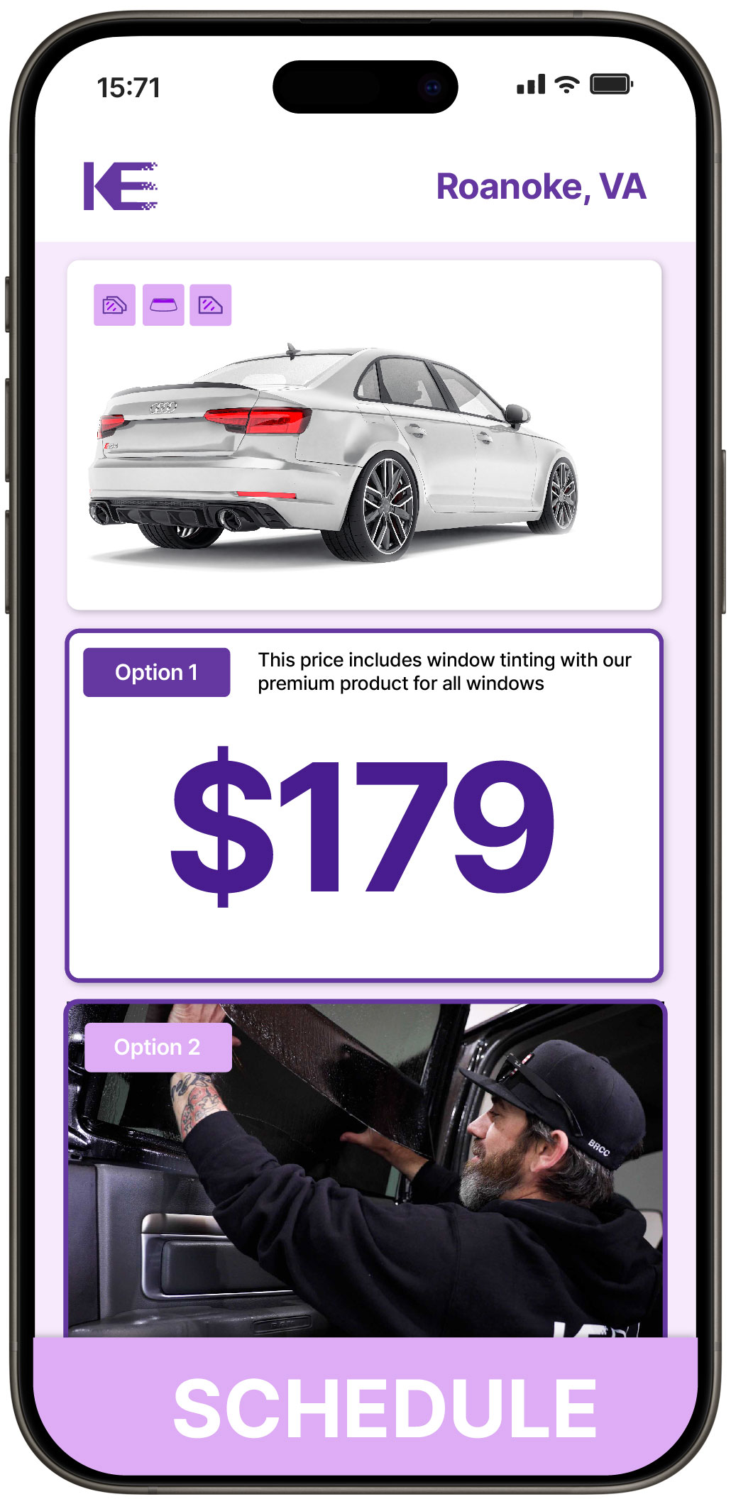View Affordable Car Window Tinting Rates in Roanoke, Virginia
