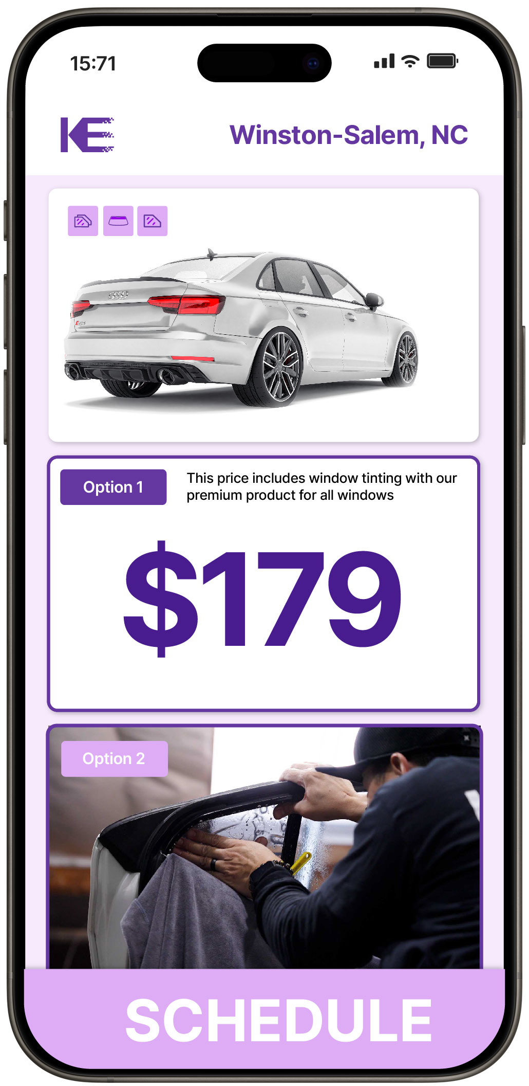 View Affordable Car Window Tinting Rates in Winston-Salem, North Carolina