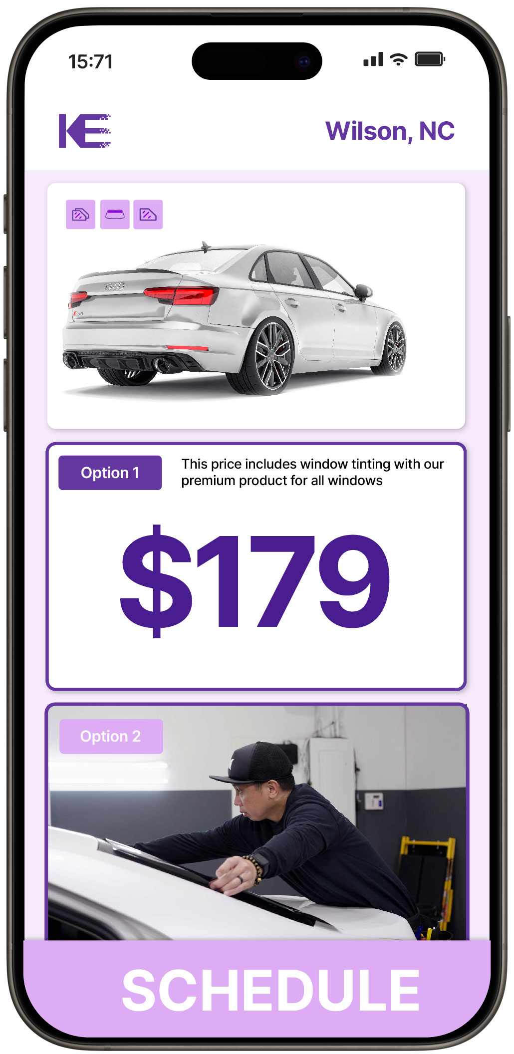View Reasonable Car Window Tinting Prices in Wilson, North Carolina