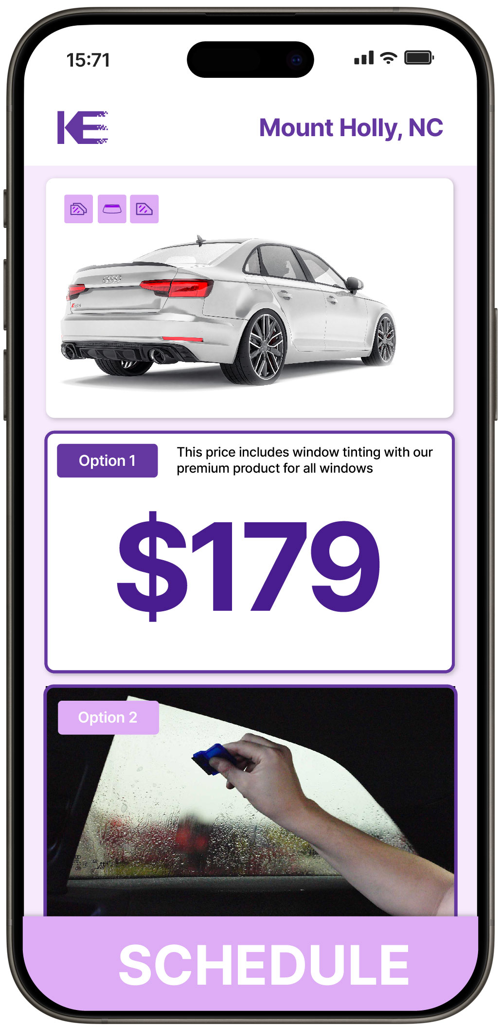 View Affordable Car Window Tinting Costs in Mount Holly, North Carolina