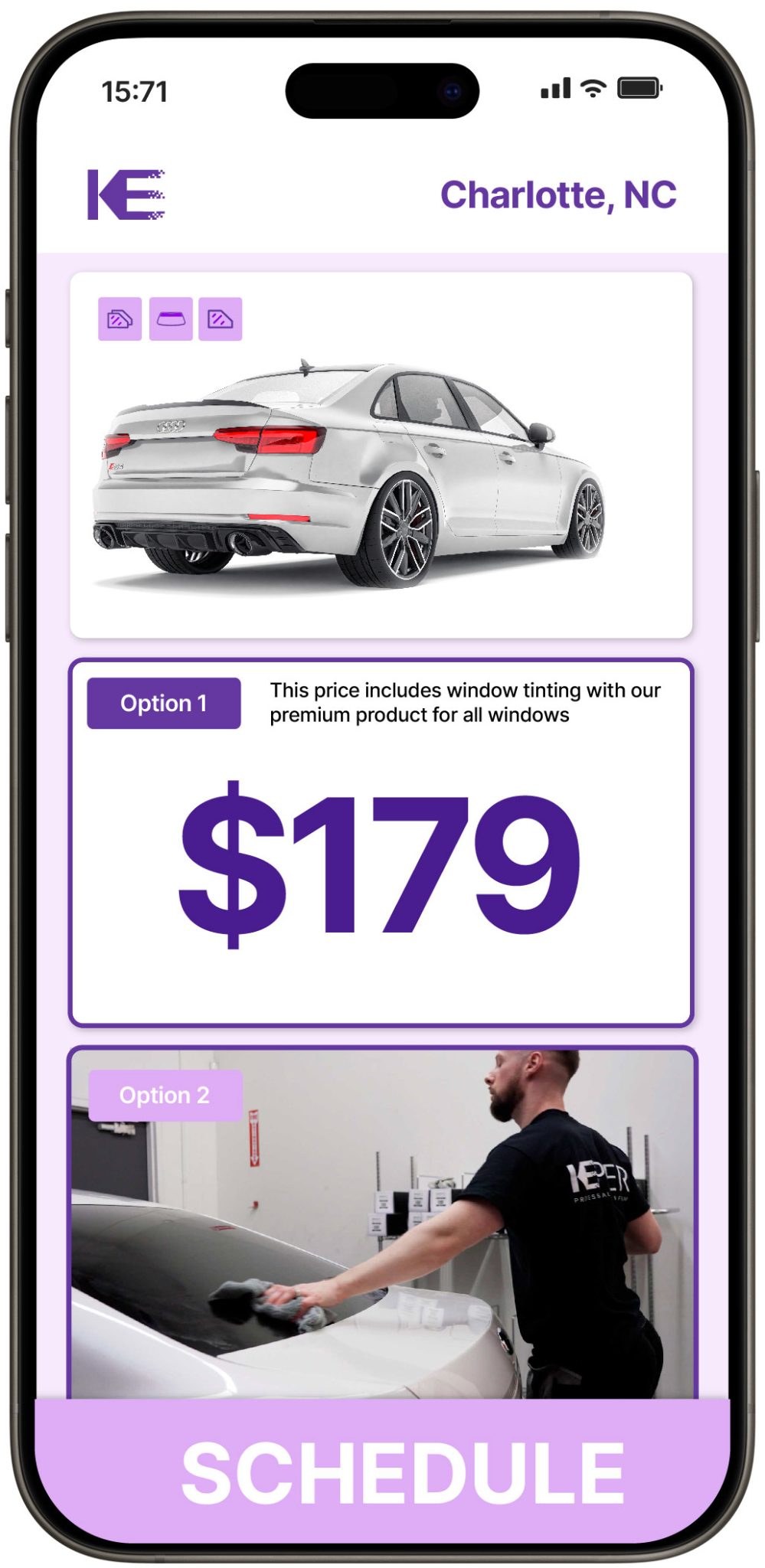 View Affordable Car Window Tinting Rates in Charlotte, North Carolina