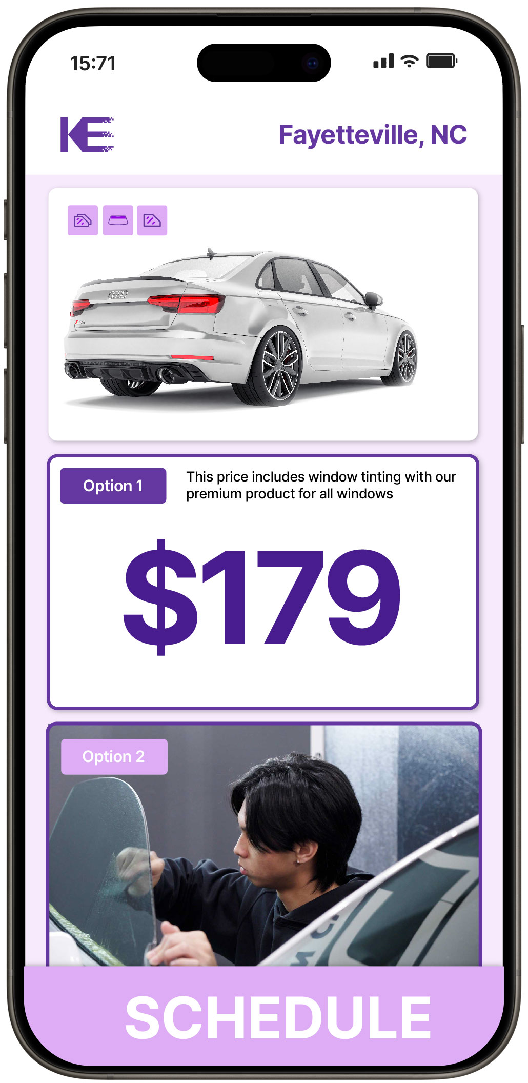 View Competitive Car Window Tinting Costs in Fayetteville, North Carolina