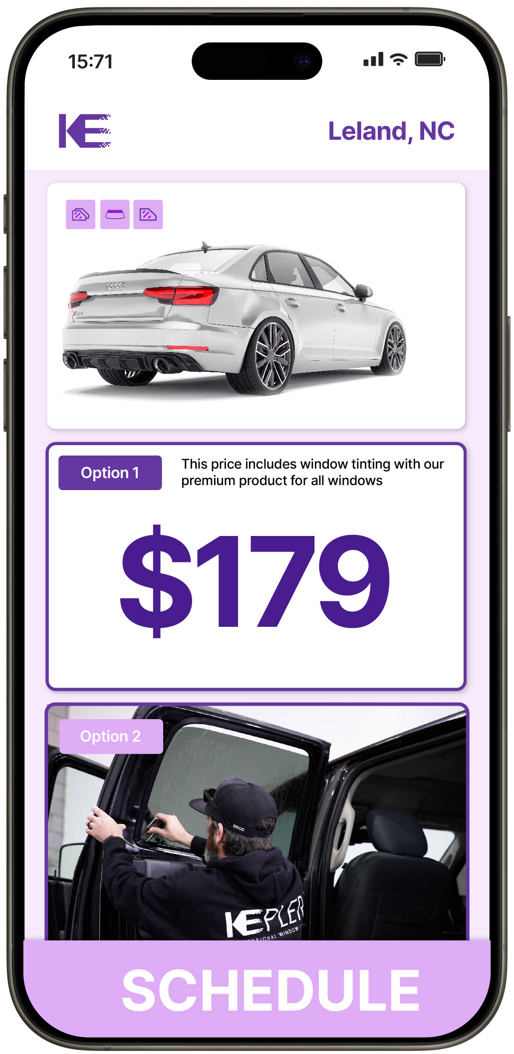 View Reasonable Car Window Tinting Rates in Leland, North Carolina