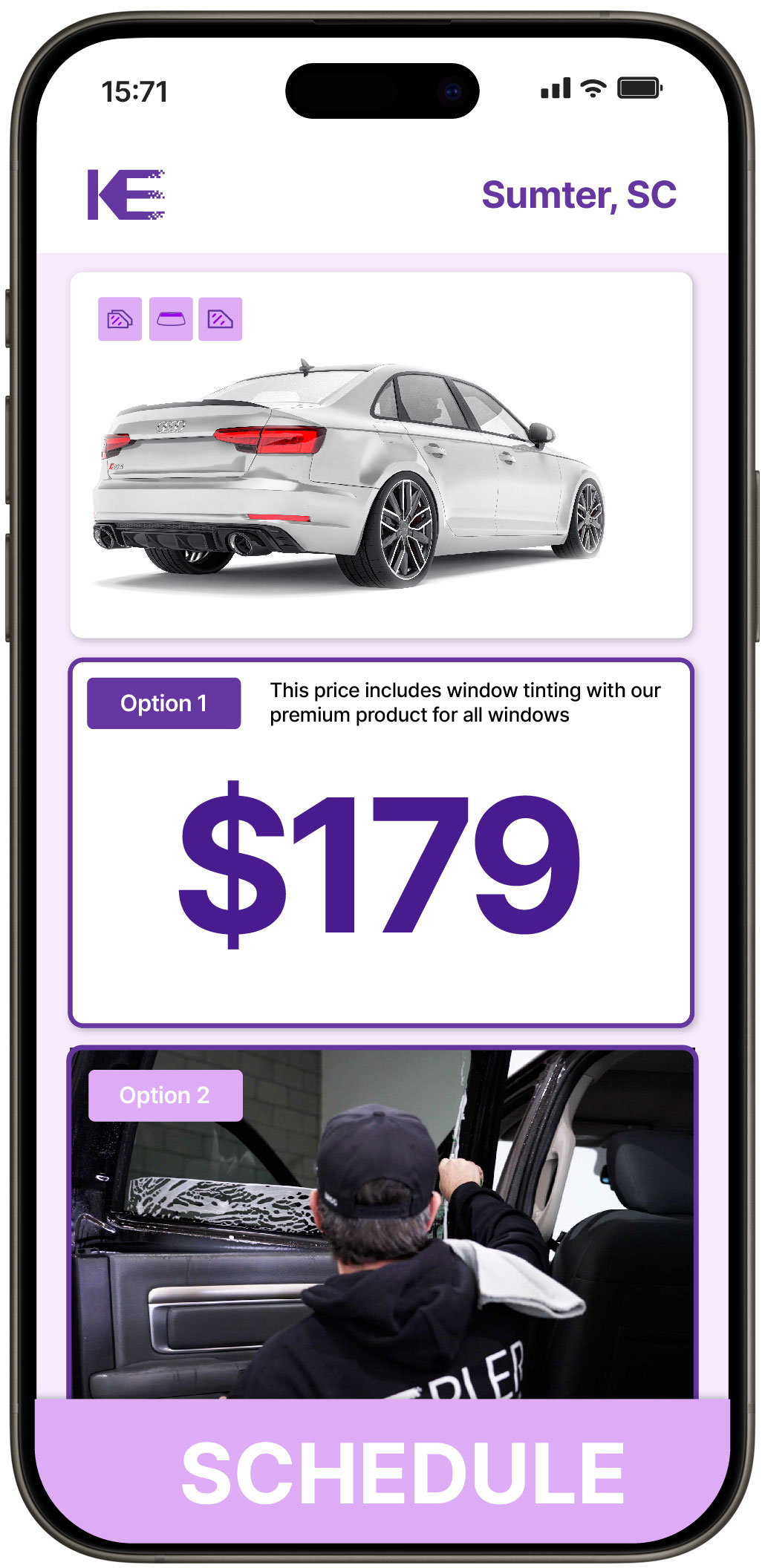 View Affordable Car Window Tinting Costs in Sumter, South Carolina