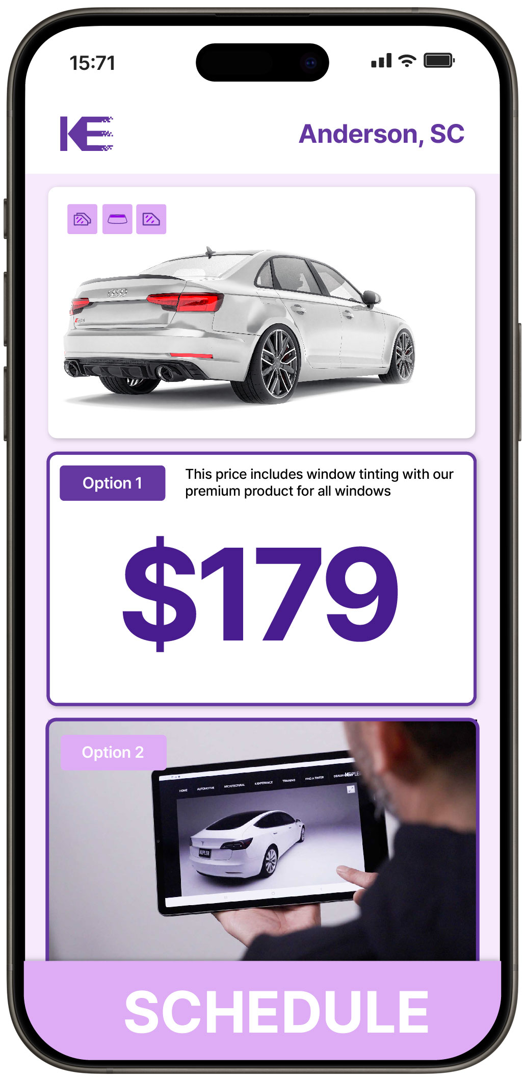 View Reasonable Car Window Tinting Prices in Anderson, South Carolina