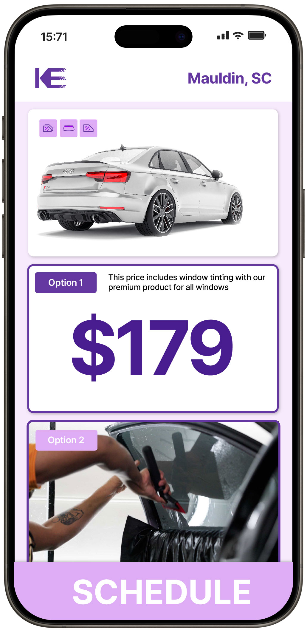 View Affordable Car Window Tinting Rates in Mauldin, South Carolina