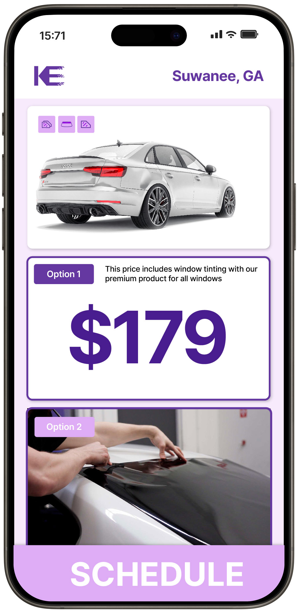 View Reasonable Car Window Tinting Rates in Suwanee, Georgia