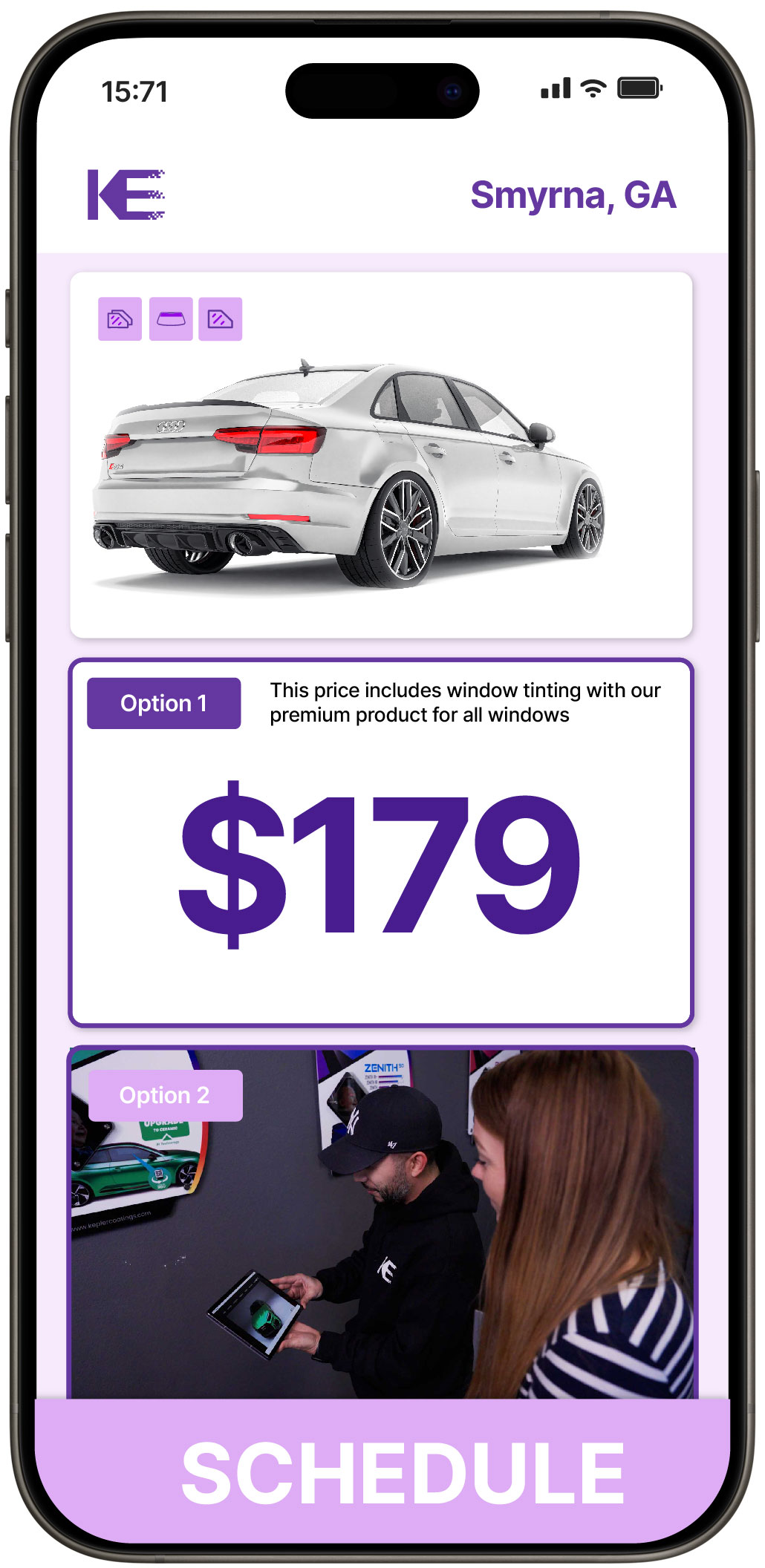 View Competitive Car Window Tinting Costs in Smyrna, Georgia