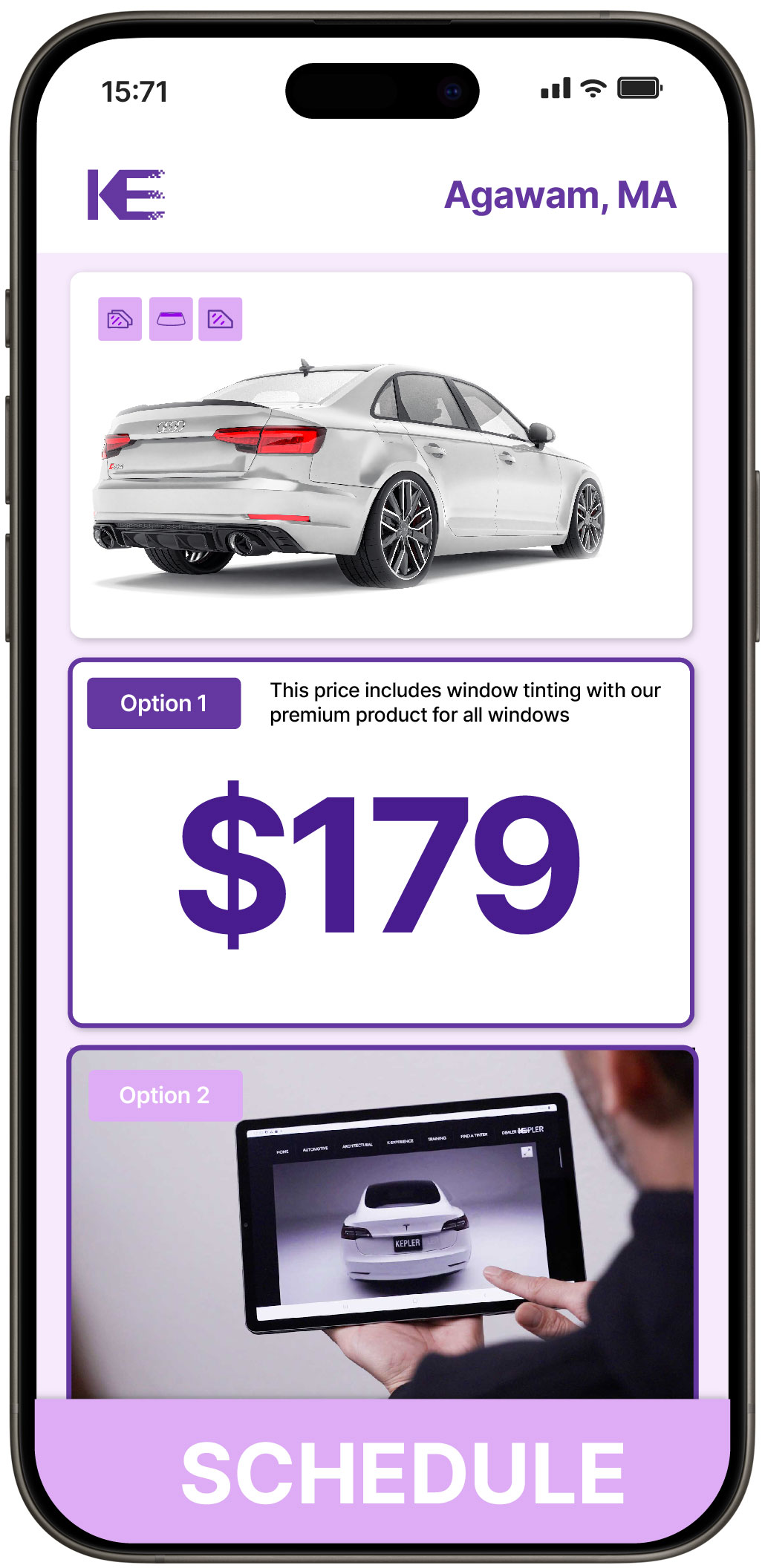 View Competitive Car Window Tinting Prices in Agawam, Massachusetts