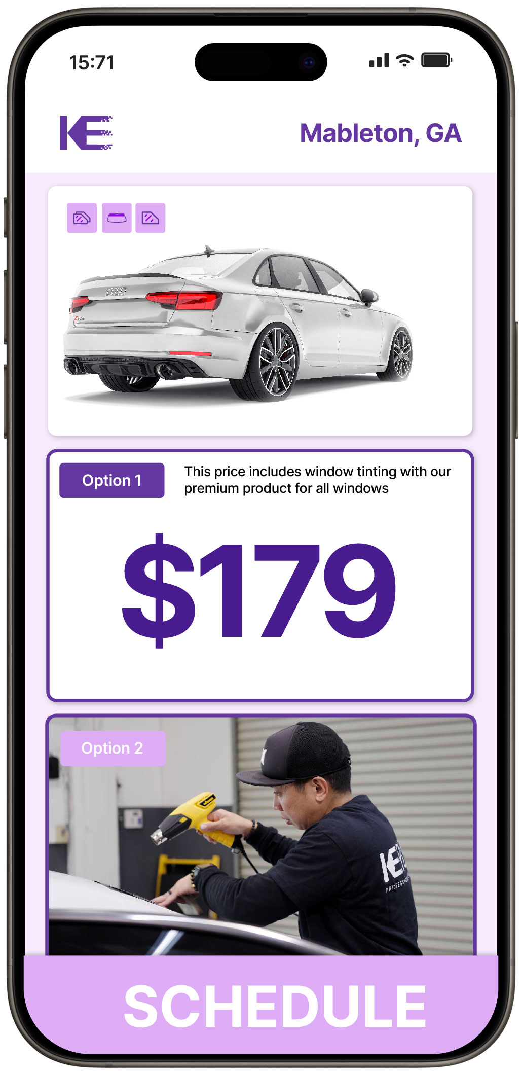 View Reasonable Car Window Tinting Costs in Mableton, Georgia