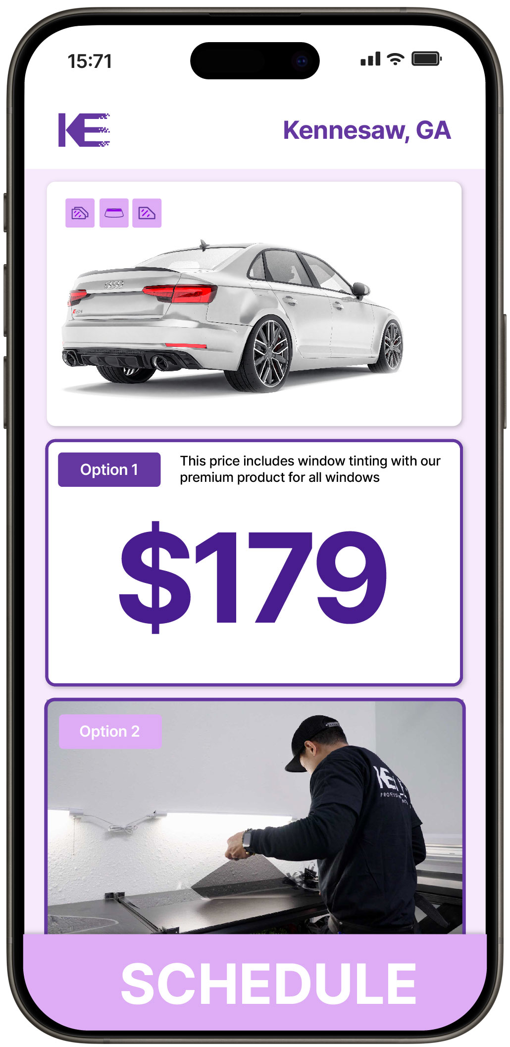 View Reasonable Car Window Tinting Rates in Kennesaw, Georgia