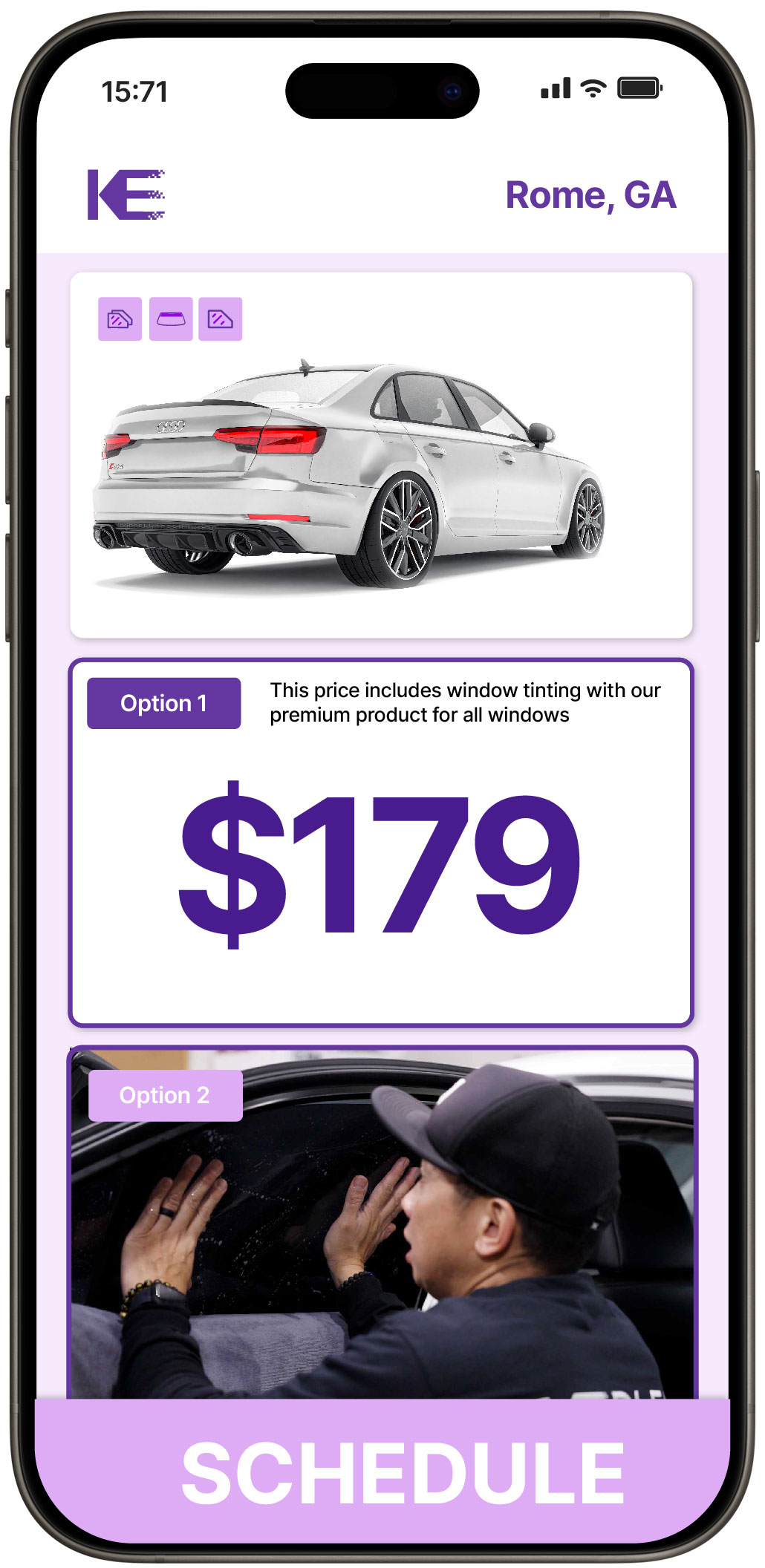 View Affordable Car Window Tinting Rates in Rome, Georgia