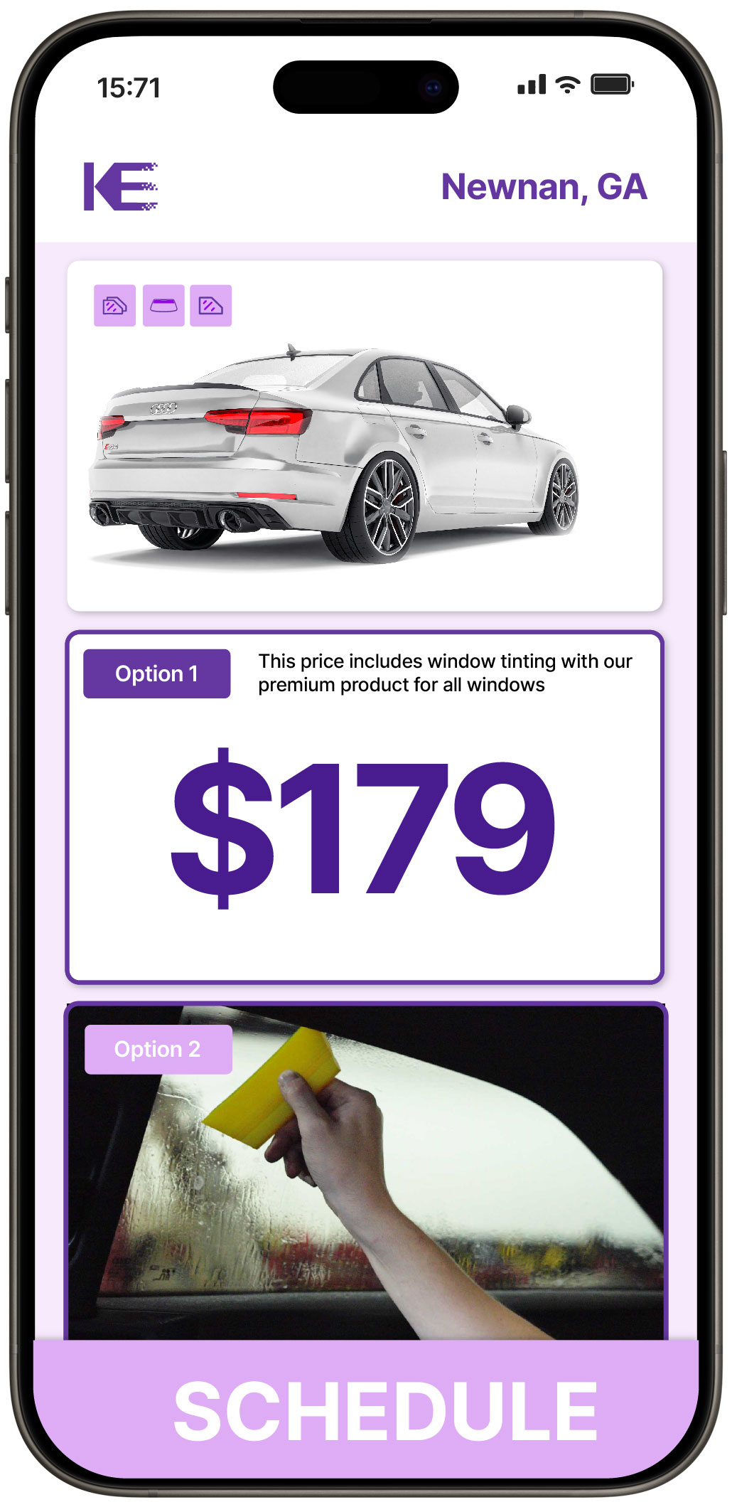 View Affordable Car Window Tinting Prices in Newnan, Georgia